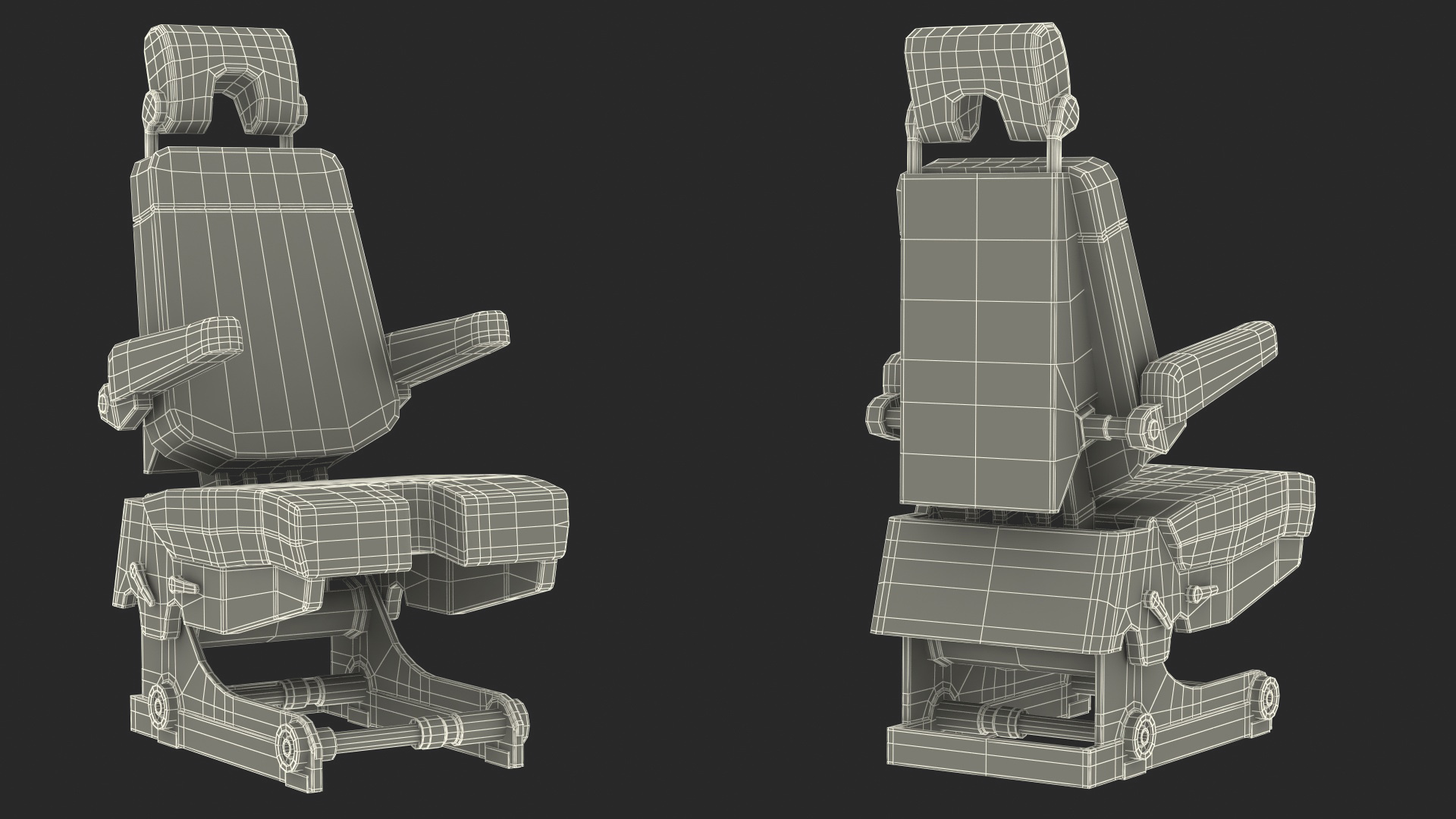 3D model Pilot Seat