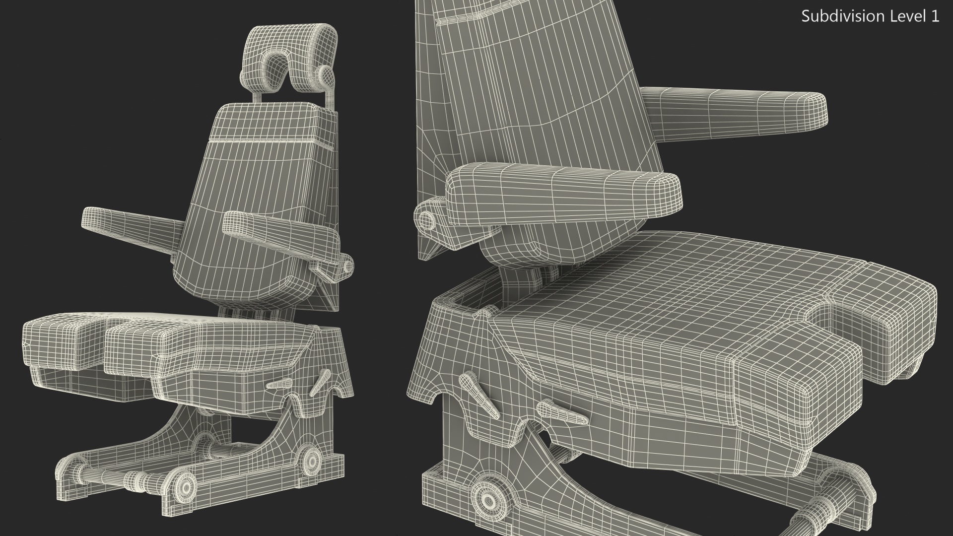 3D model Pilot Seat