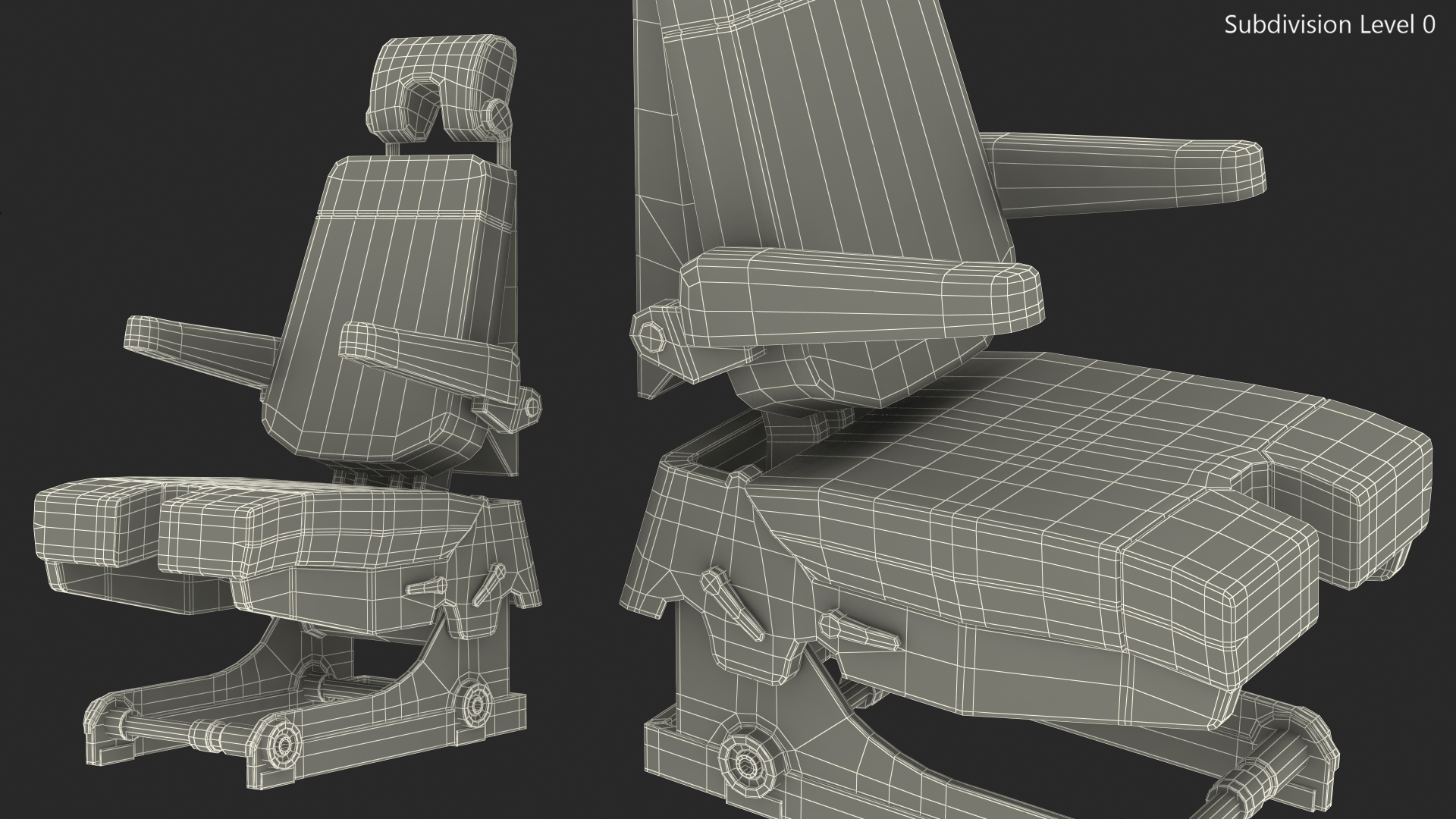 3D model Pilot Seat