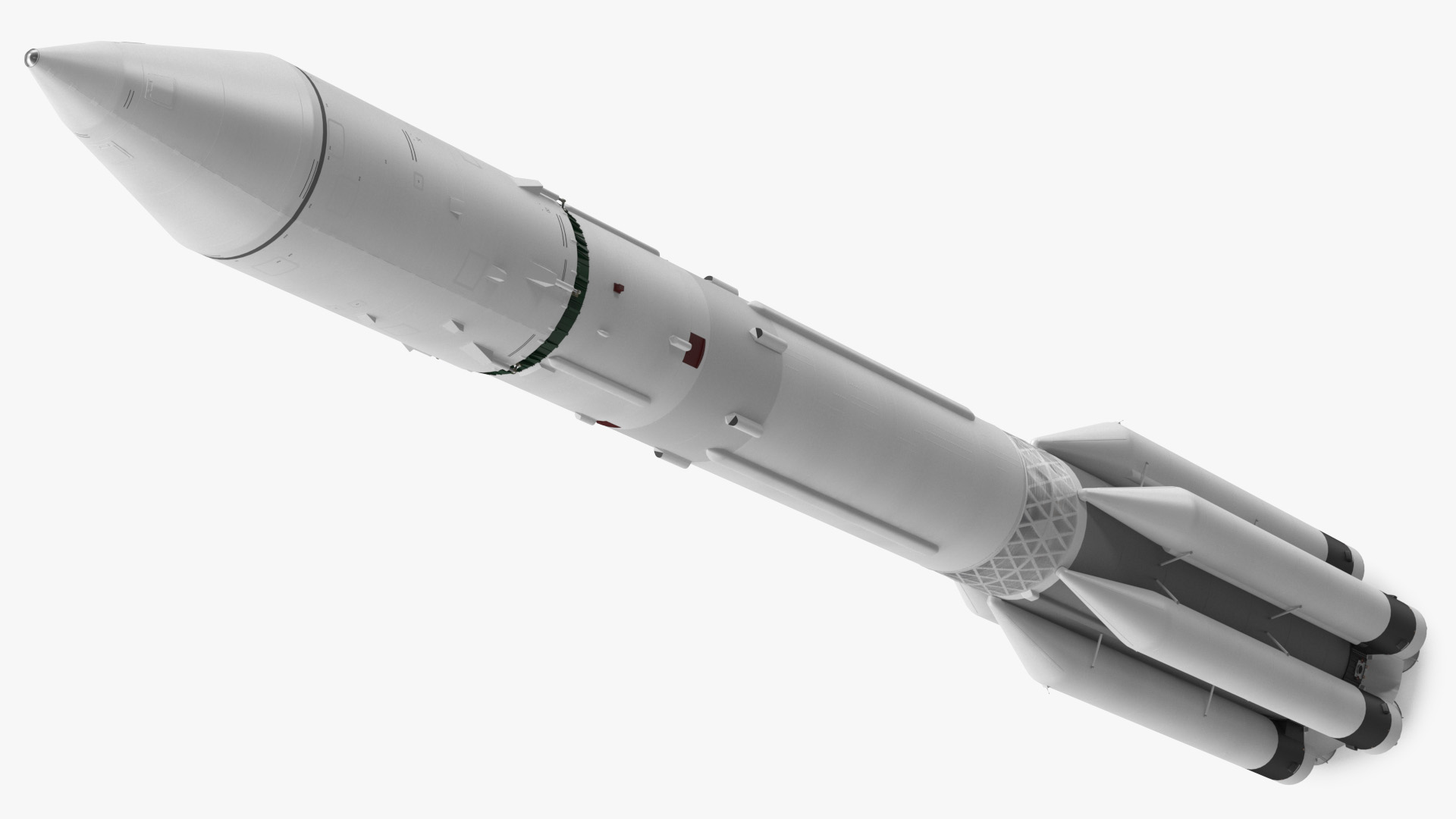 3D model Heavy Lift Launch Vehicle
