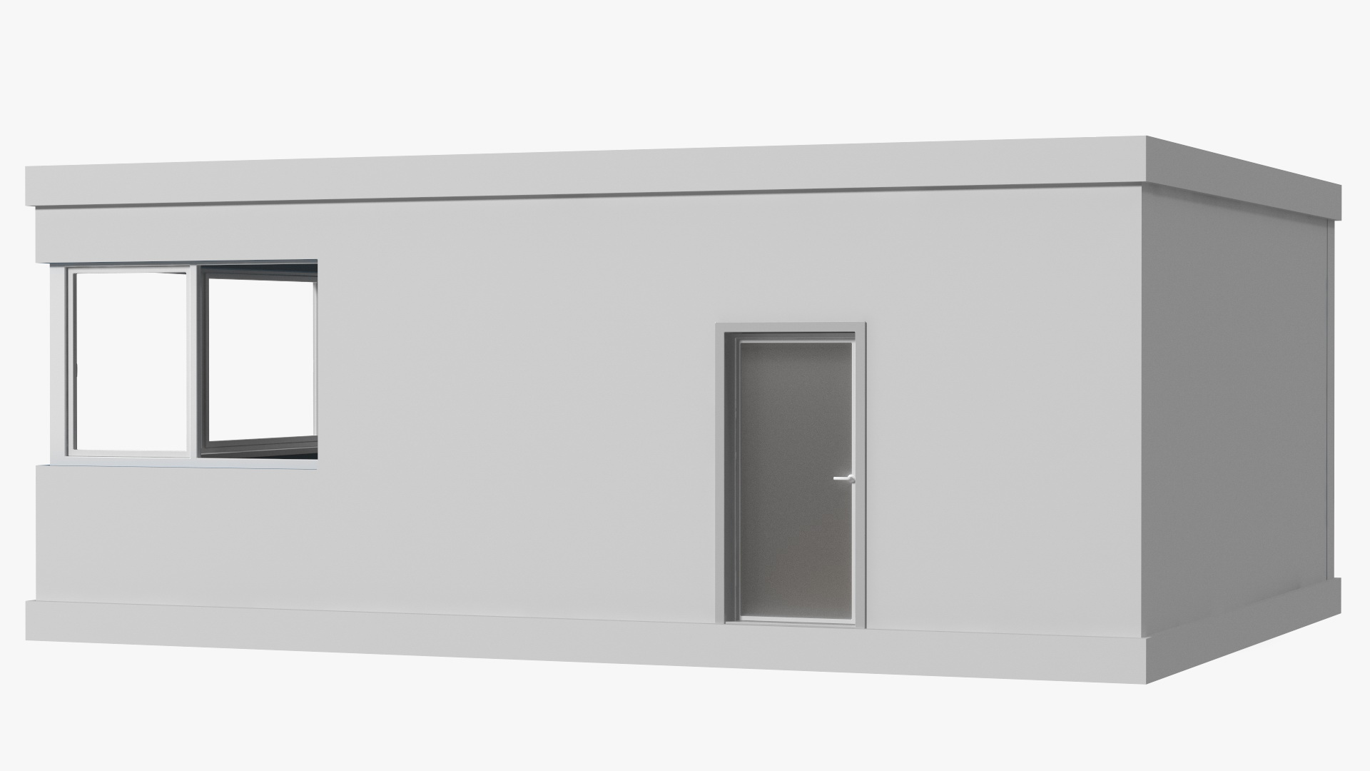 3D Seminar Room Empty Blue model