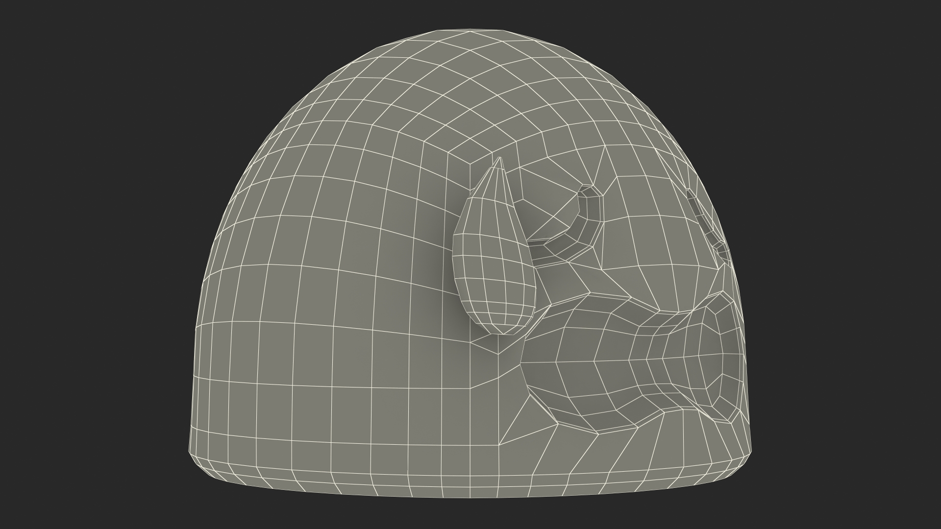 Tired Face Android Emoji 3D model