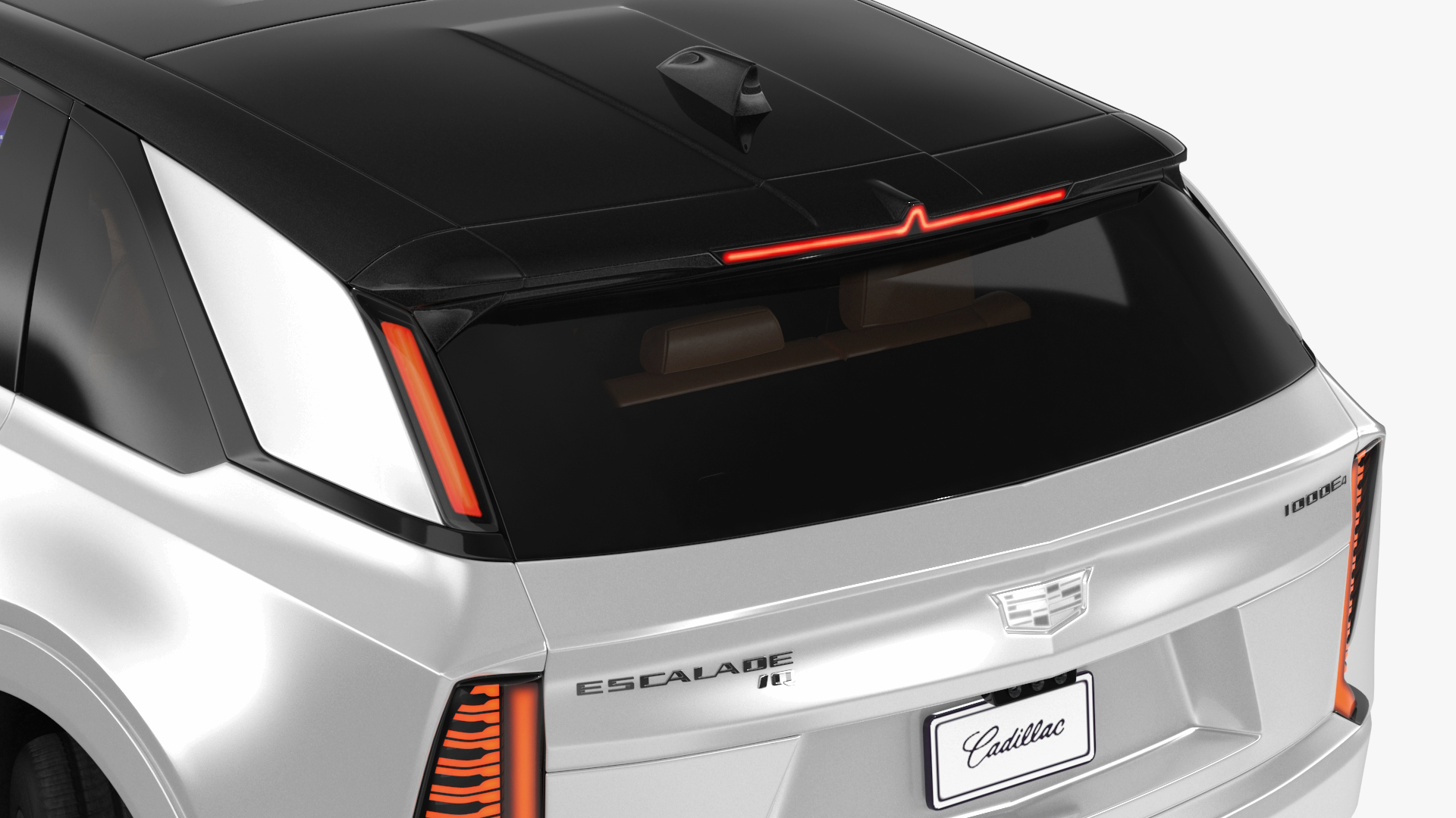 Cadillac Escalade IQ 2025 Summit White Rigged for Cinema 4D 3D model