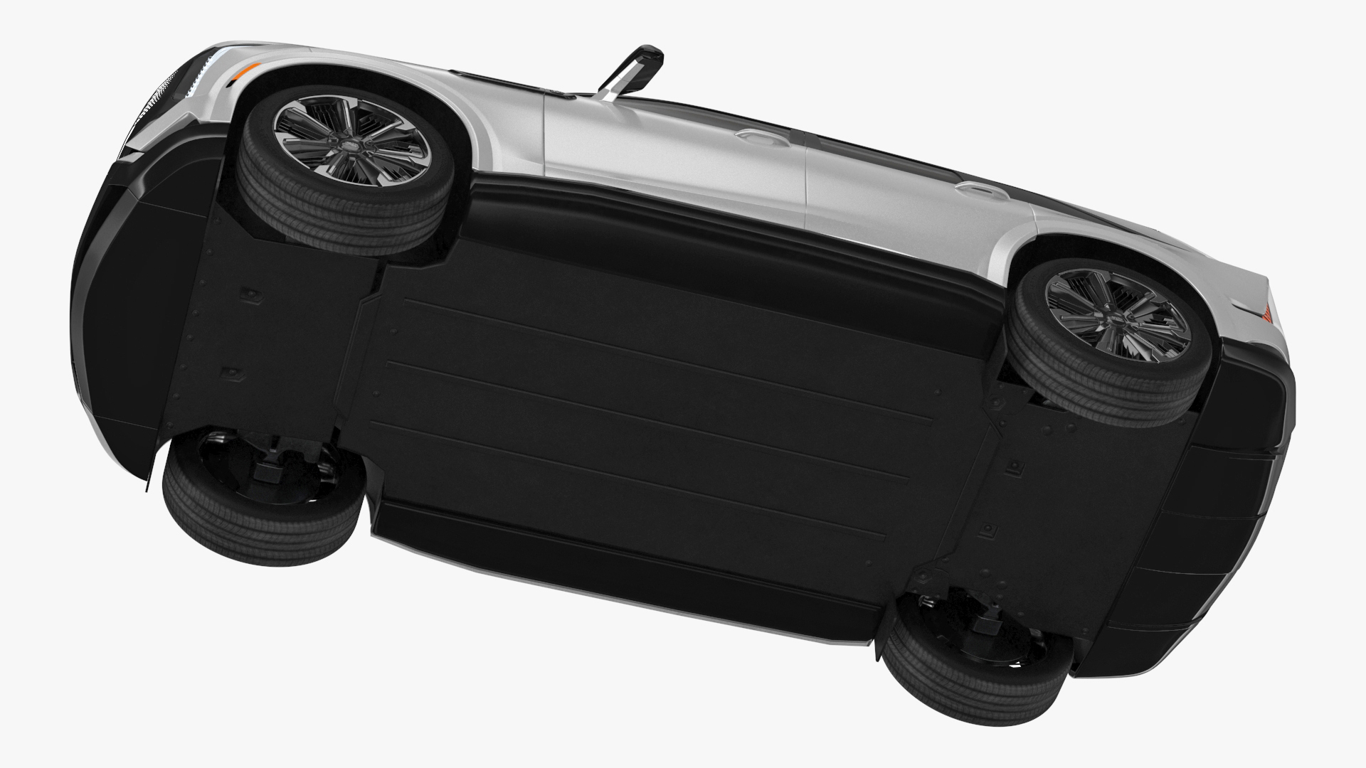 Cadillac Escalade IQ 2025 Summit White Rigged for Cinema 4D 3D model