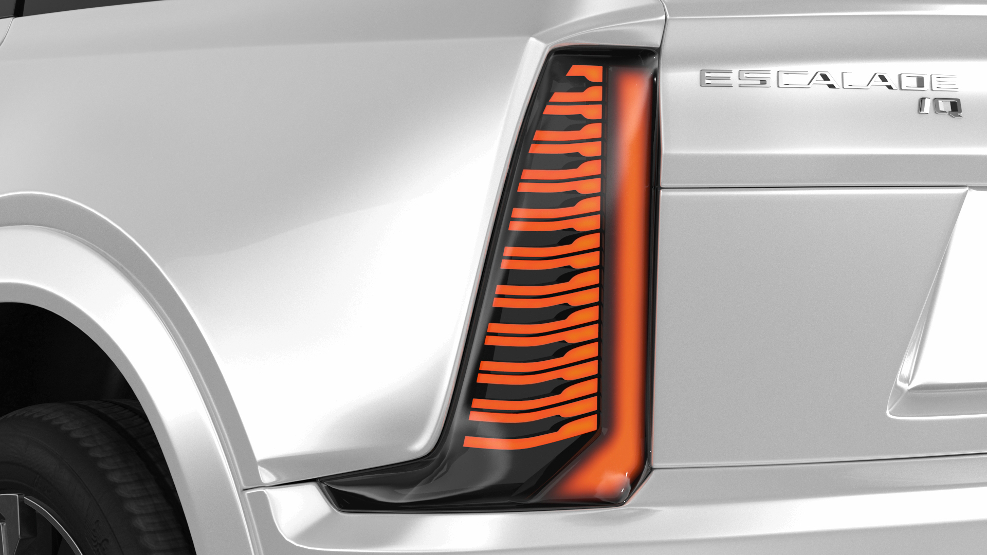 Cadillac Escalade IQ 2025 Summit White Rigged for Cinema 4D 3D model