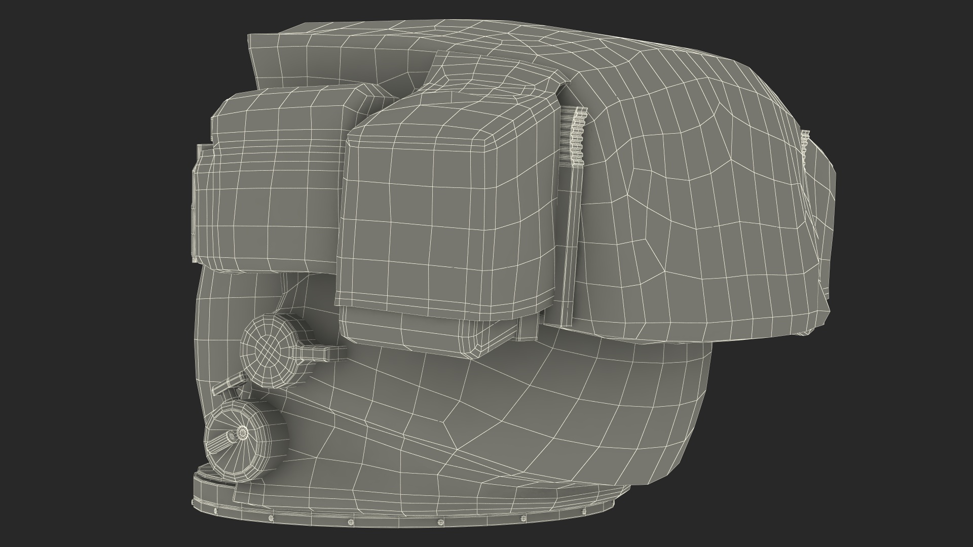 Astronaut Helmet with Visor 3D