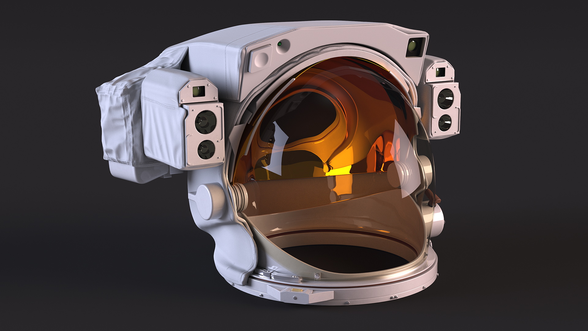 Astronaut Helmet with Visor 3D