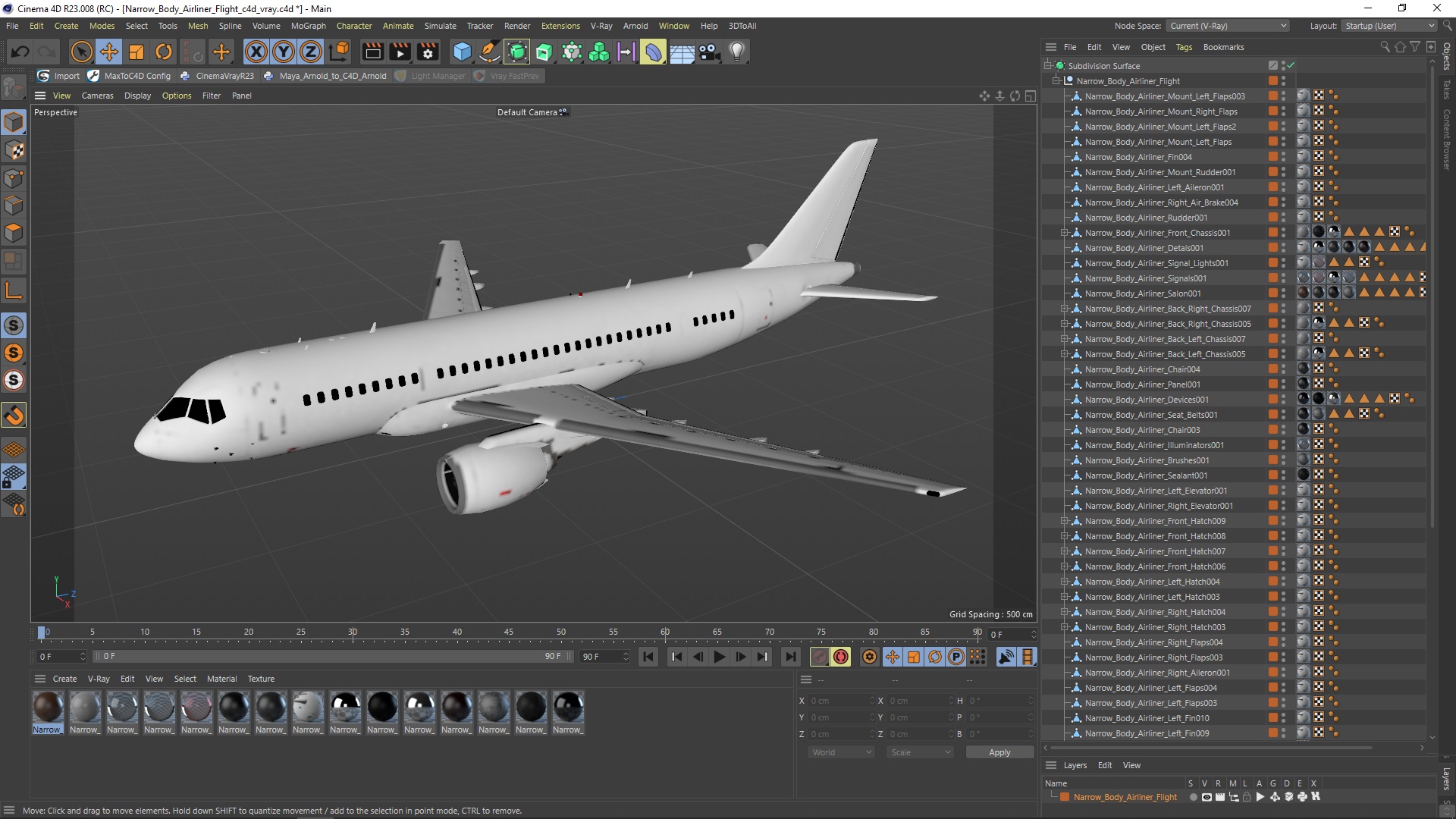 Narrow Body Airliner Flight 3D