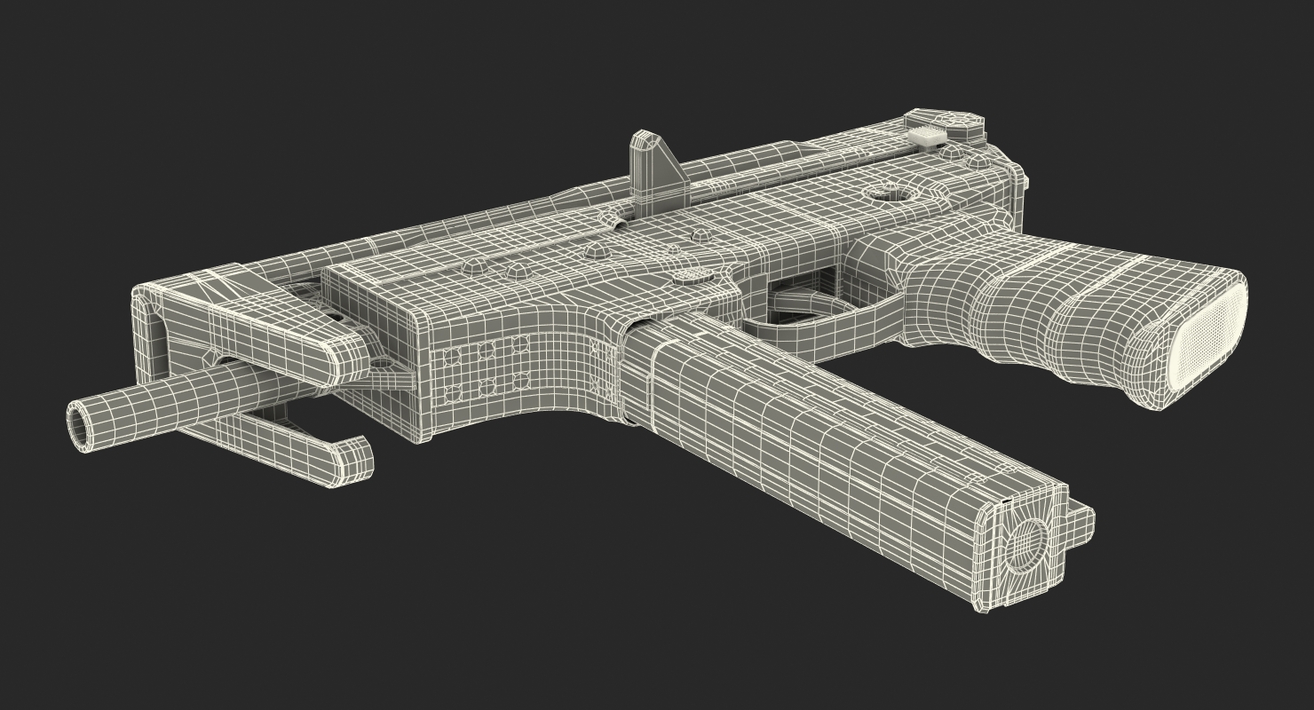 3D model Submachine Gun PP 91 KEDR