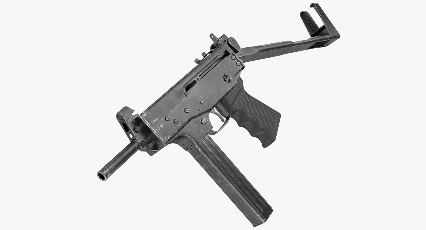 3D model Submachine Gun PP 91 KEDR