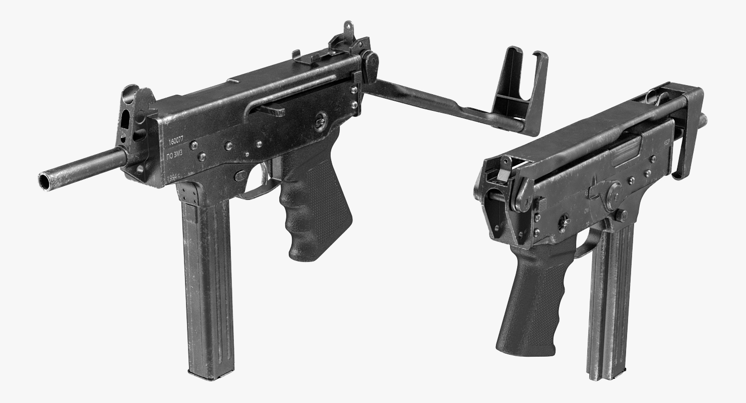 3D model Submachine Gun PP 91 KEDR