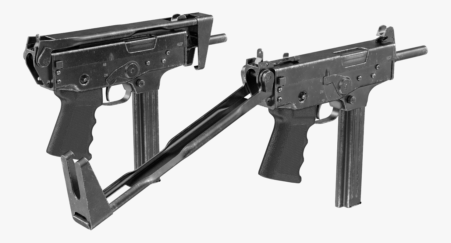 3D model Submachine Gun PP 91 KEDR