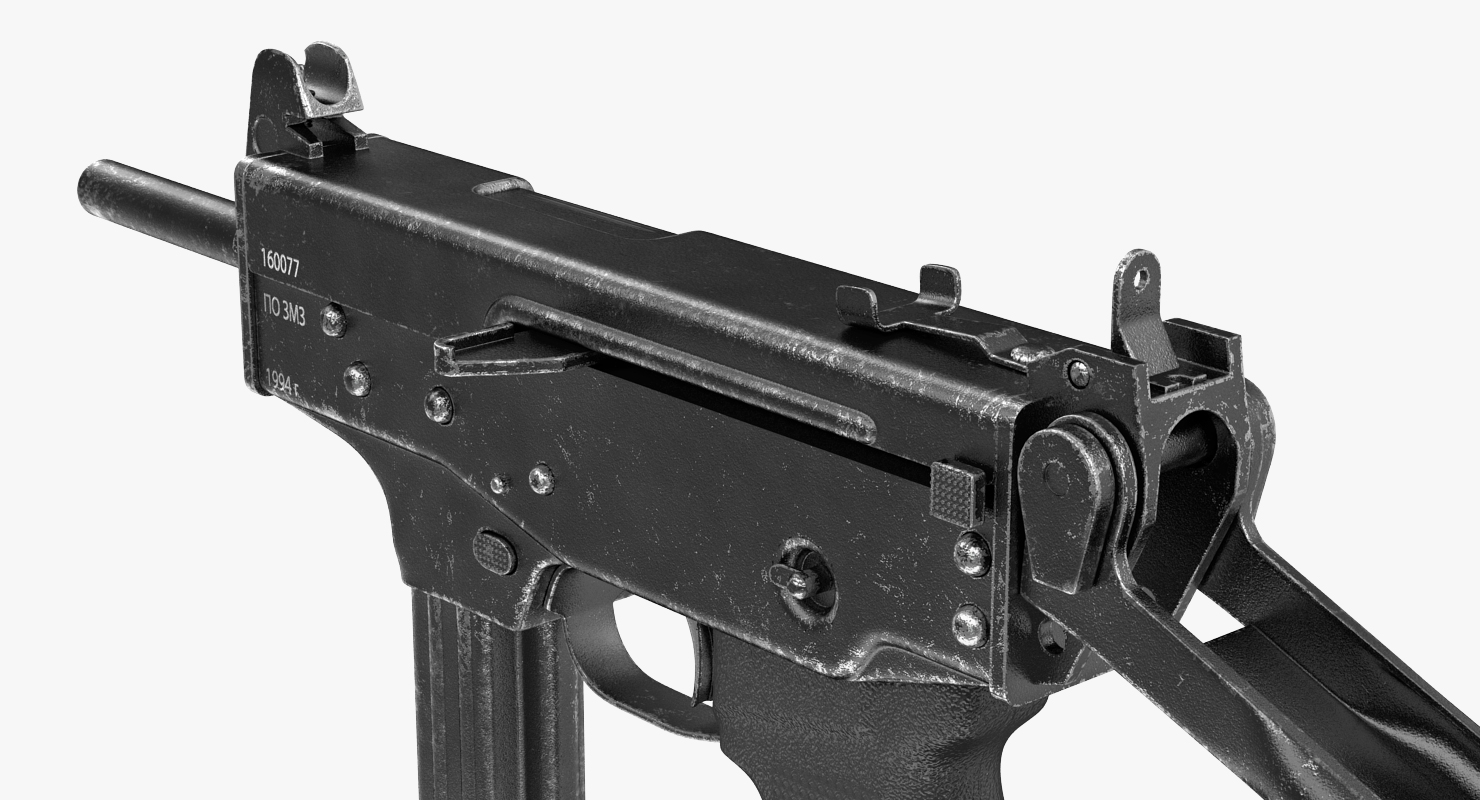 3D model Submachine Gun PP 91 KEDR