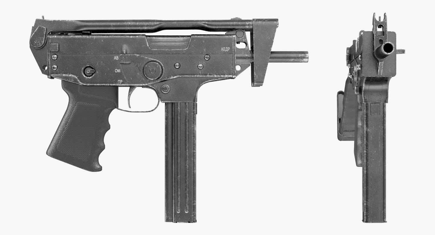 3D model Submachine Gun PP 91 KEDR