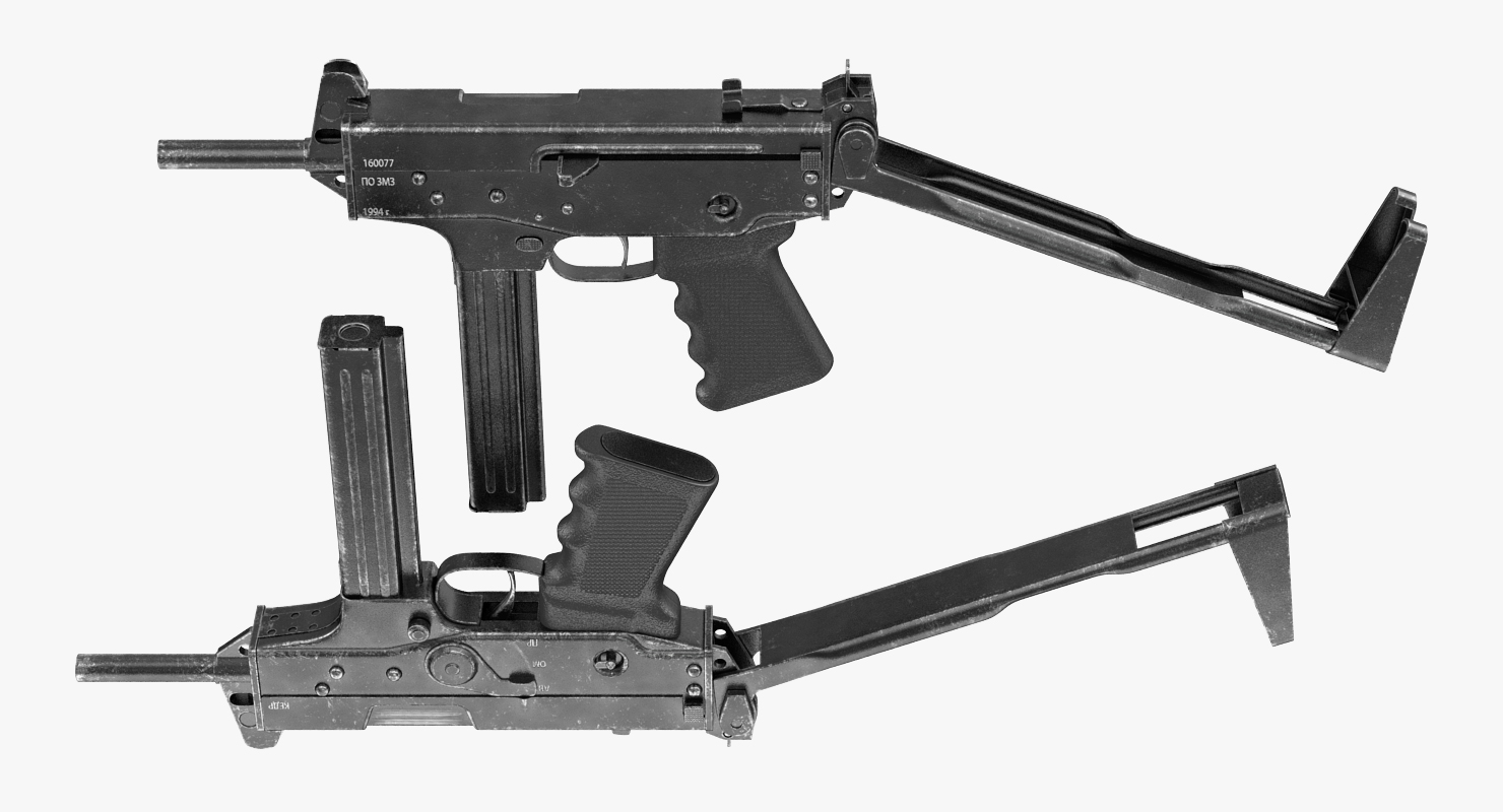 3D model Submachine Gun PP 91 KEDR