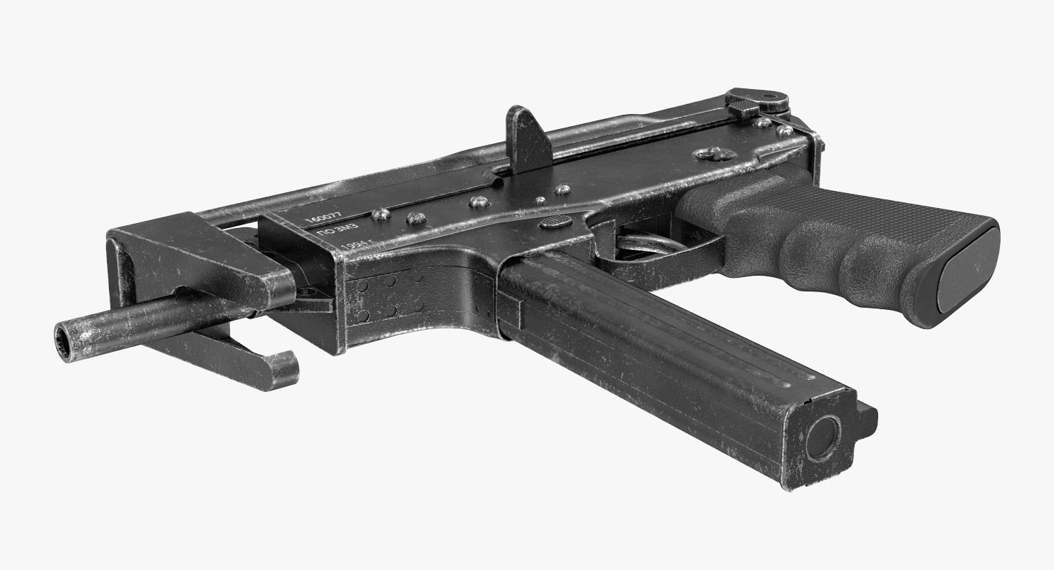 3D model Submachine Gun PP 91 KEDR