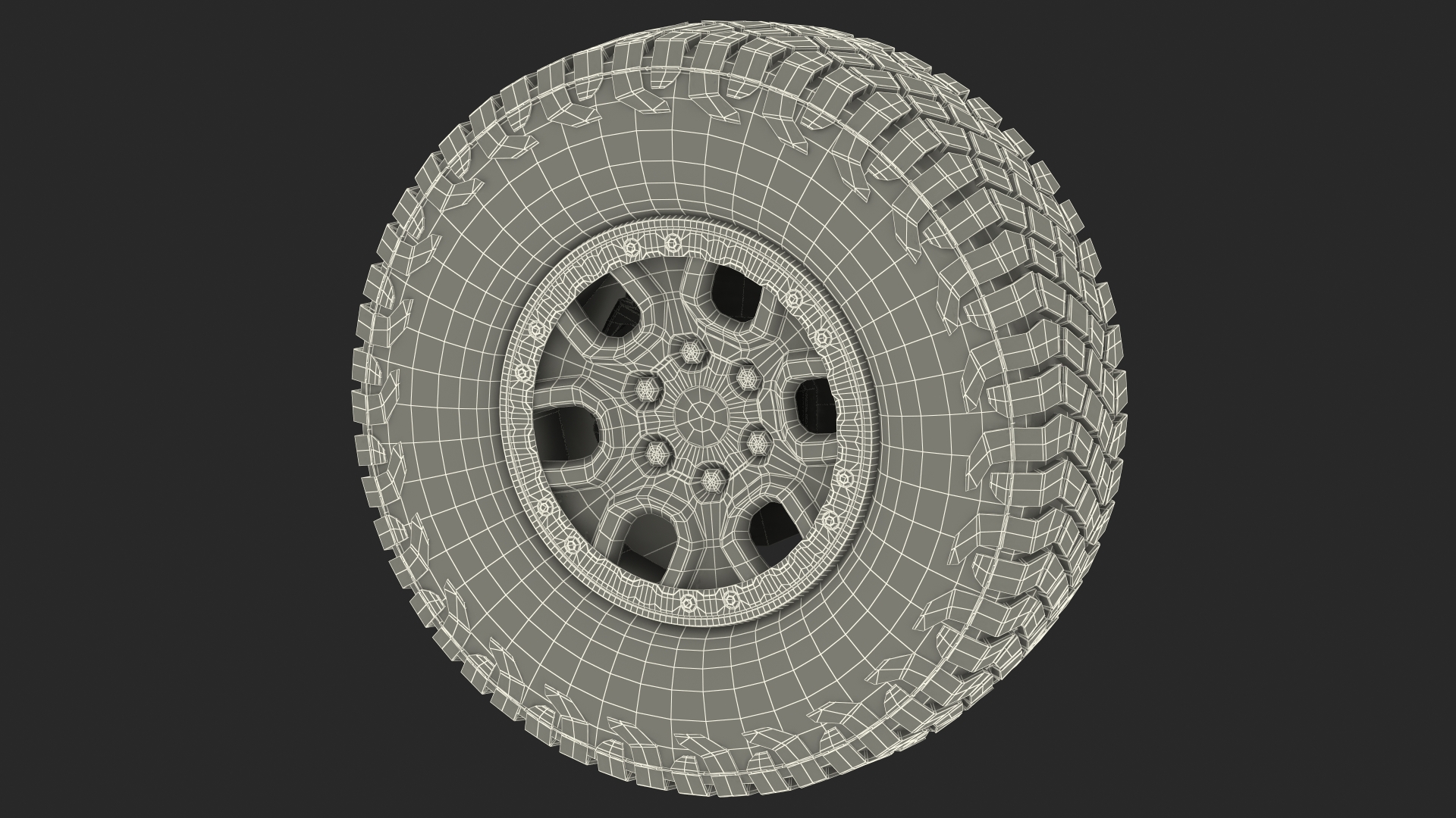 3D Off Road Tire model
