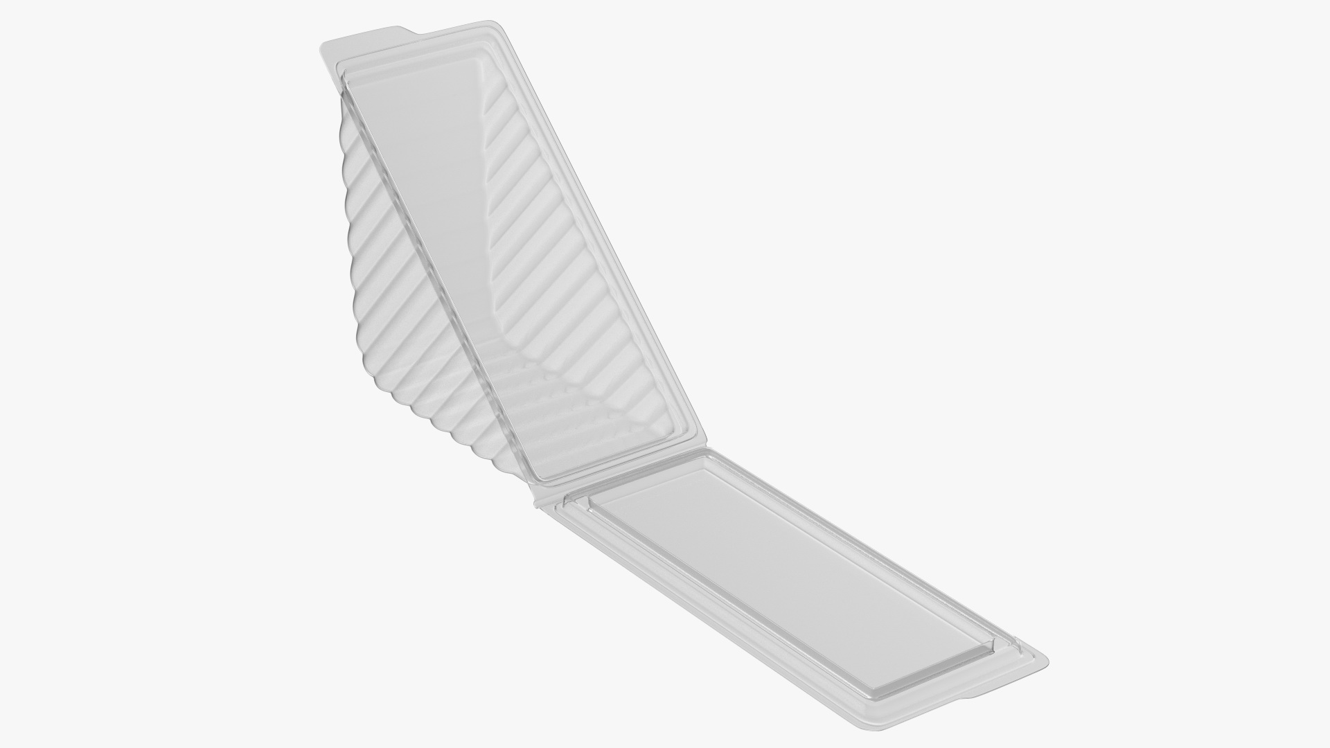 3D model Plastic Wedge for 2 Sandwiches Open