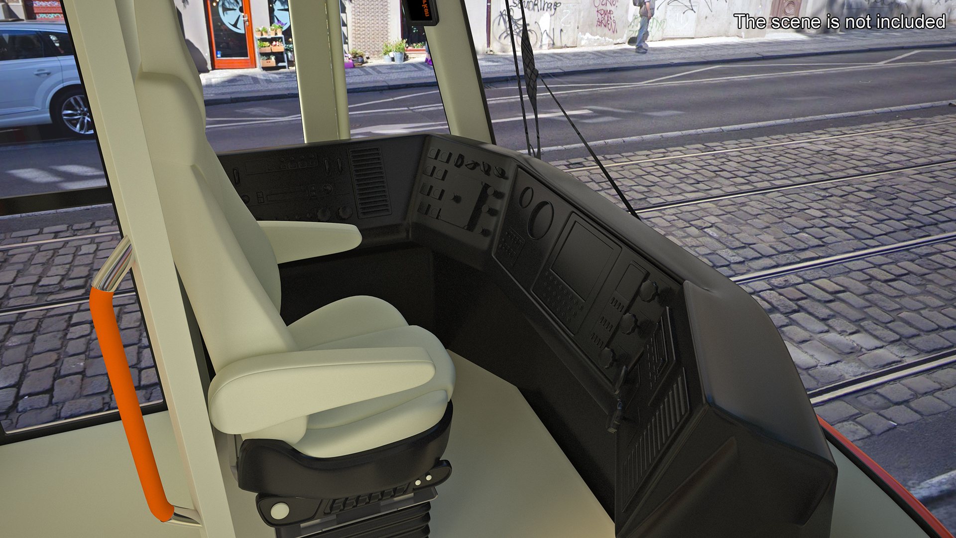 Modern City Tram Bybanen 3D model