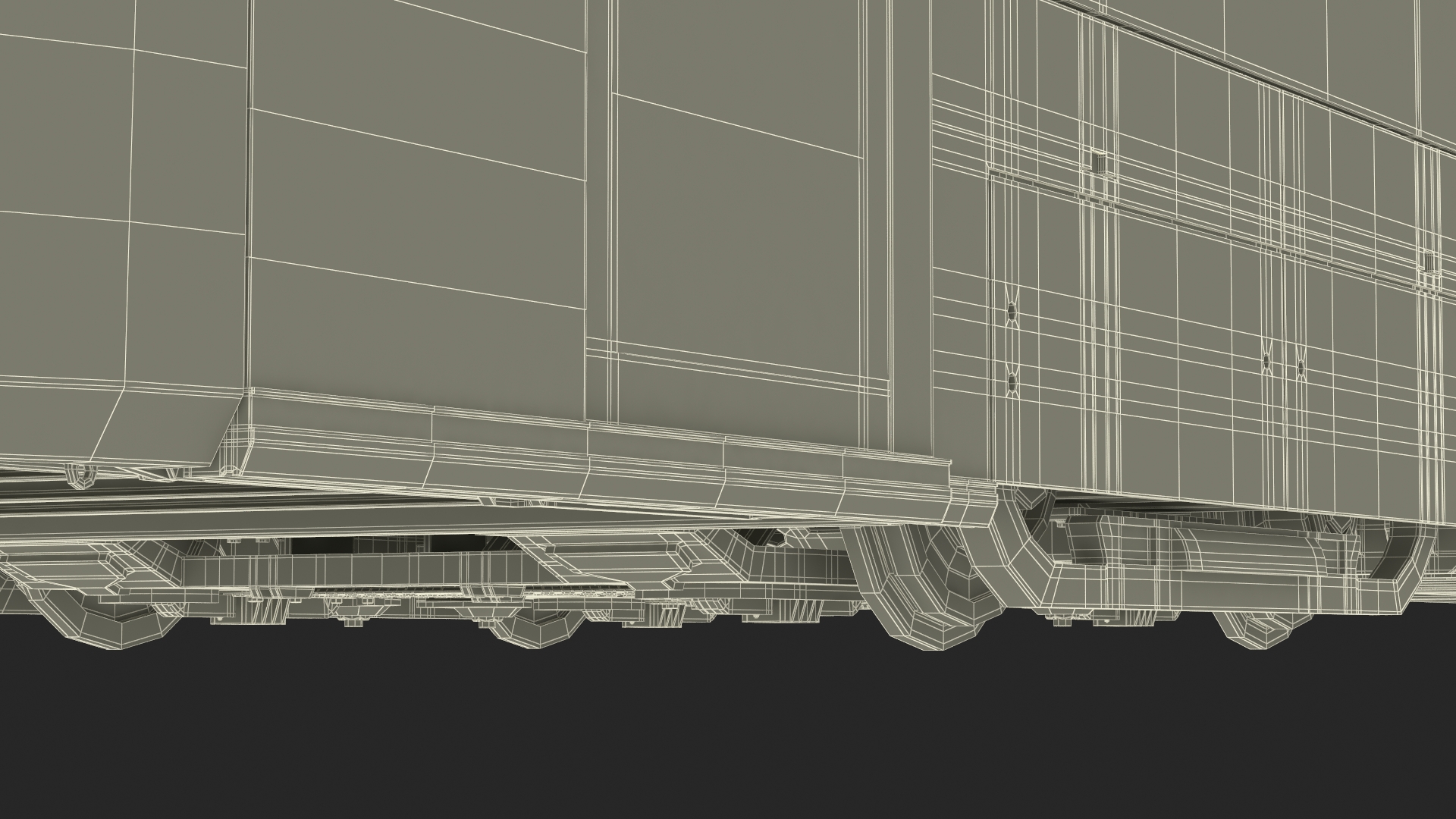 Modern City Tram Bybanen 3D model