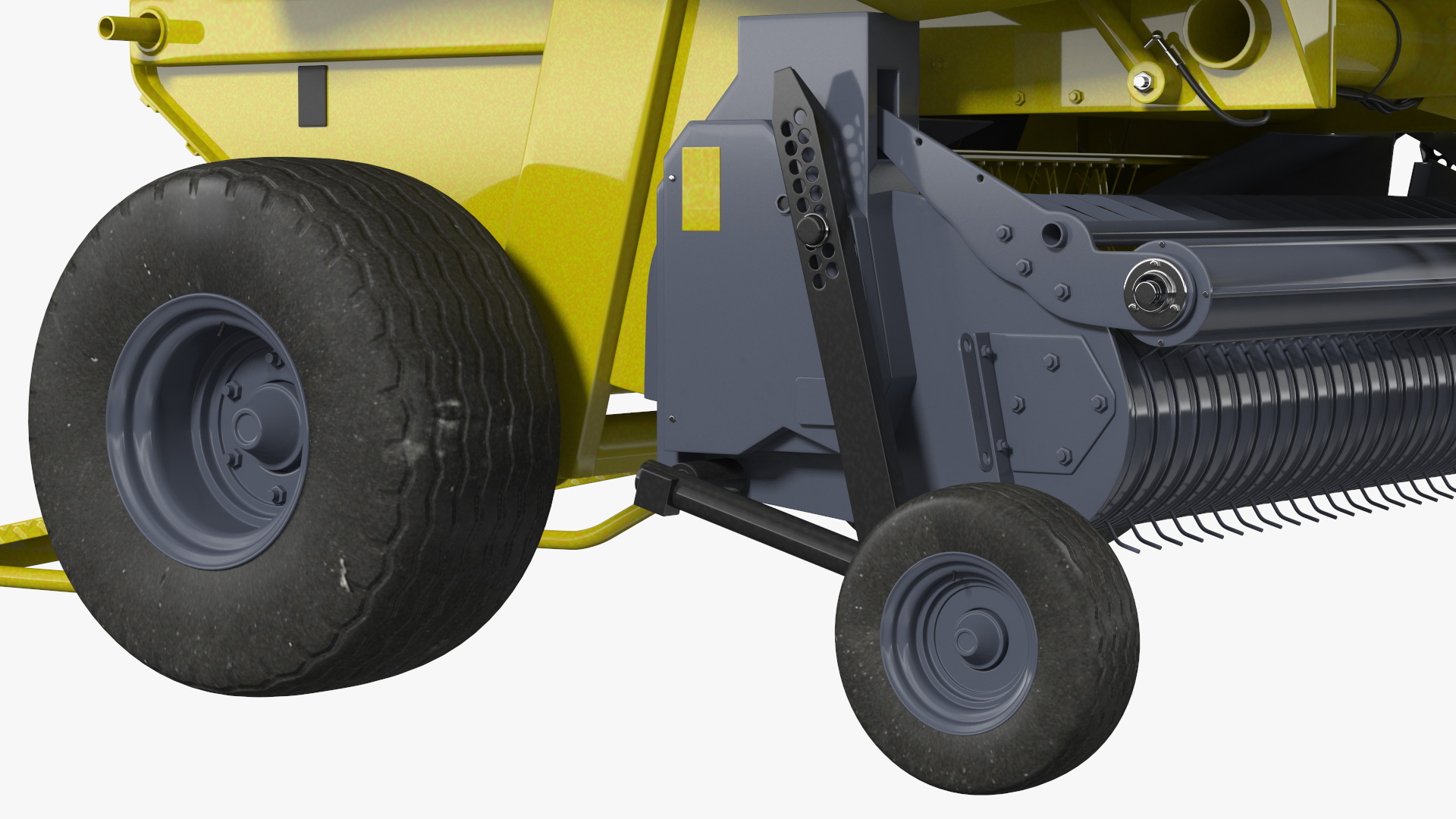 Bale Wrapper Machine Rigged 3D