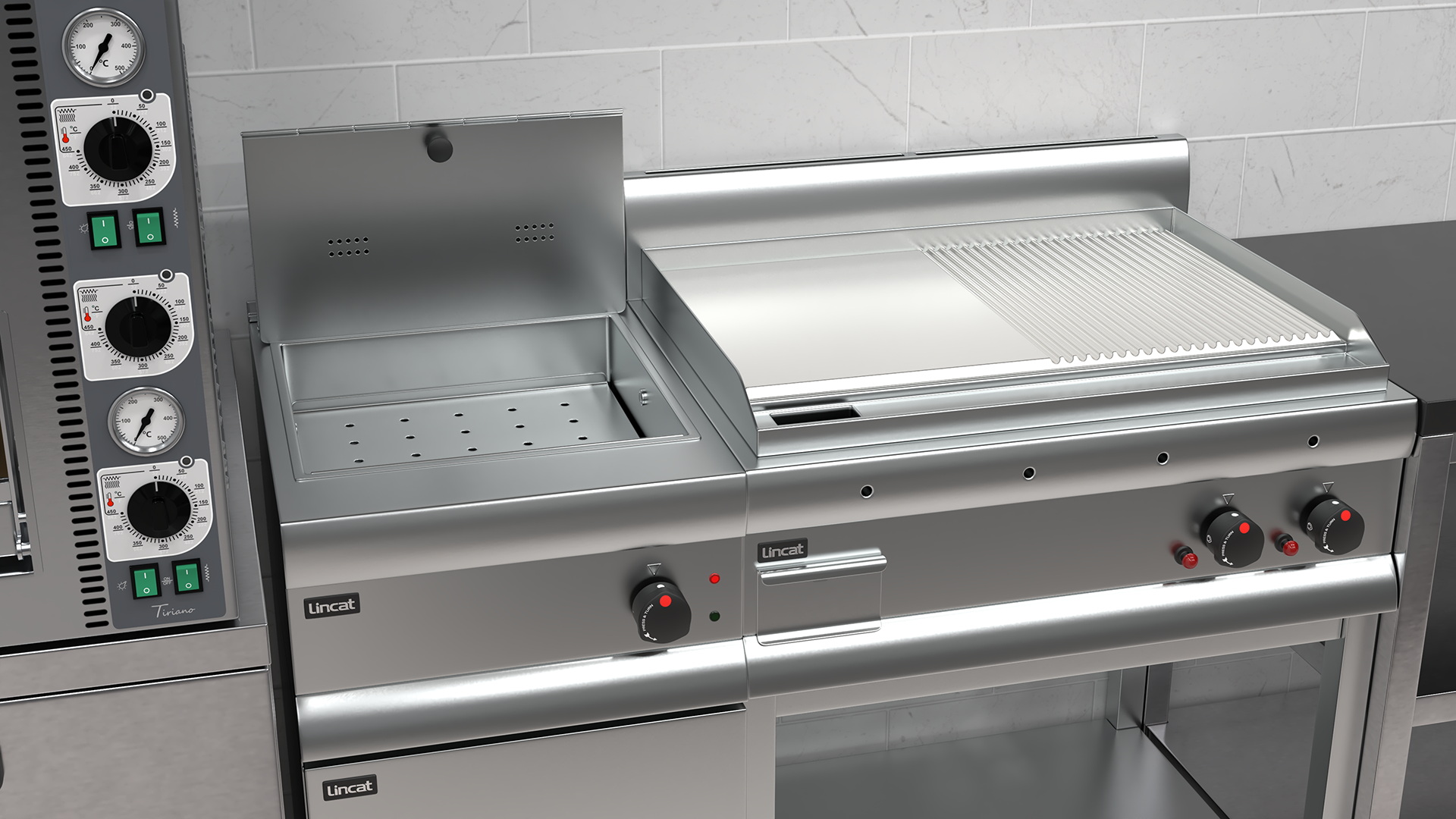 Culinary Commercial Kitchen Light Off 3D