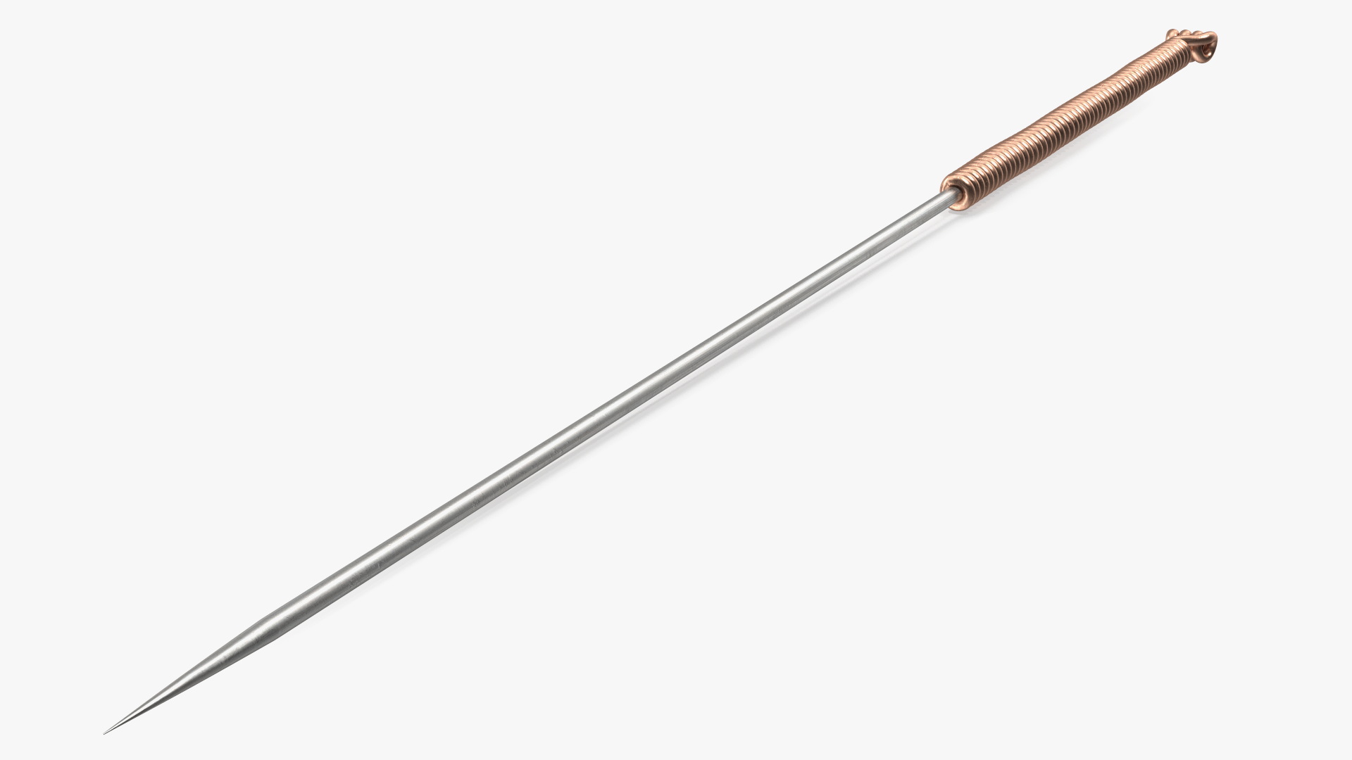 Large Acupuncture Needle Gold 3D model