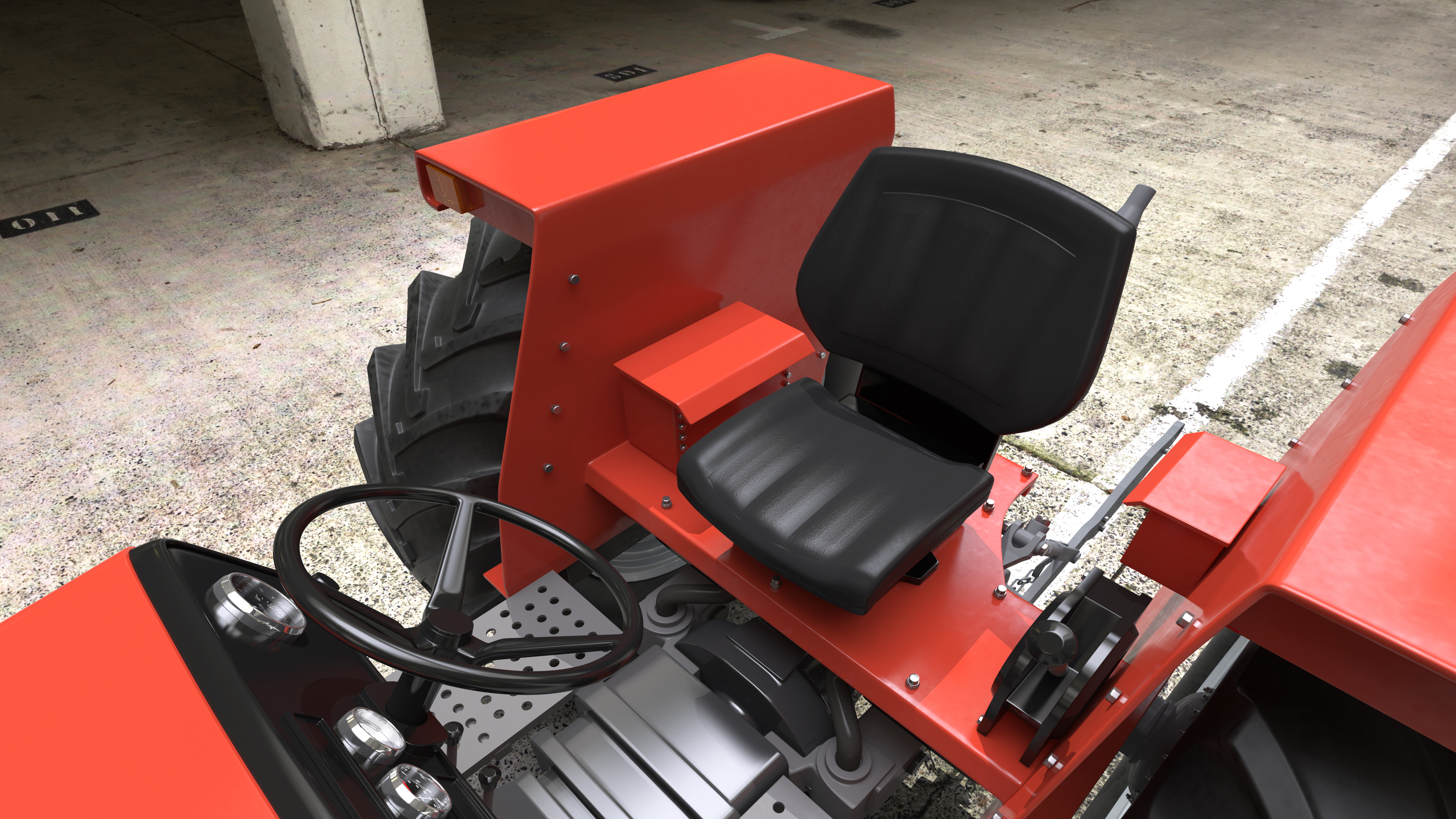 Massey Ferguson 385 Tractor 3D