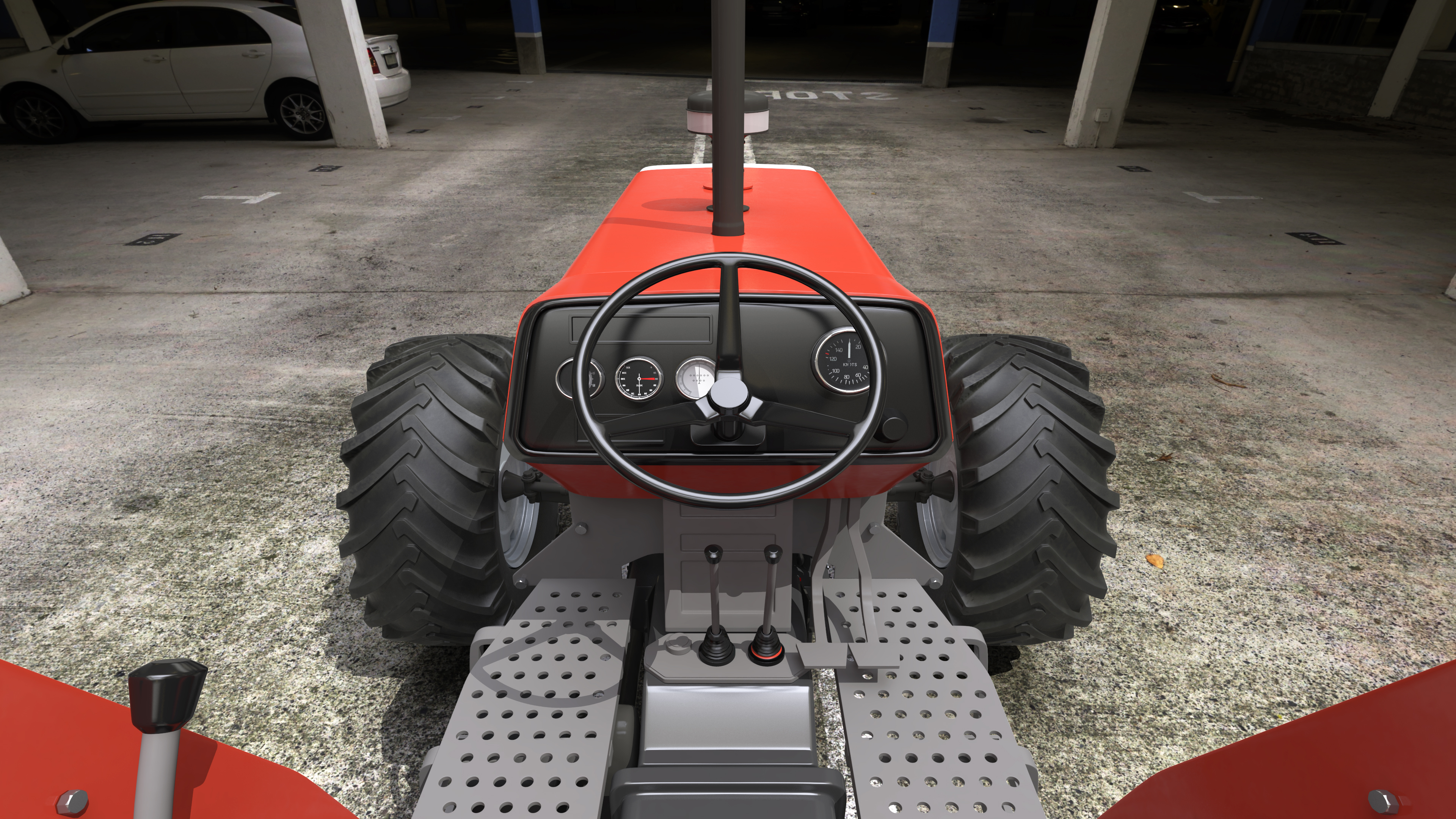 Massey Ferguson 385 Tractor 3D