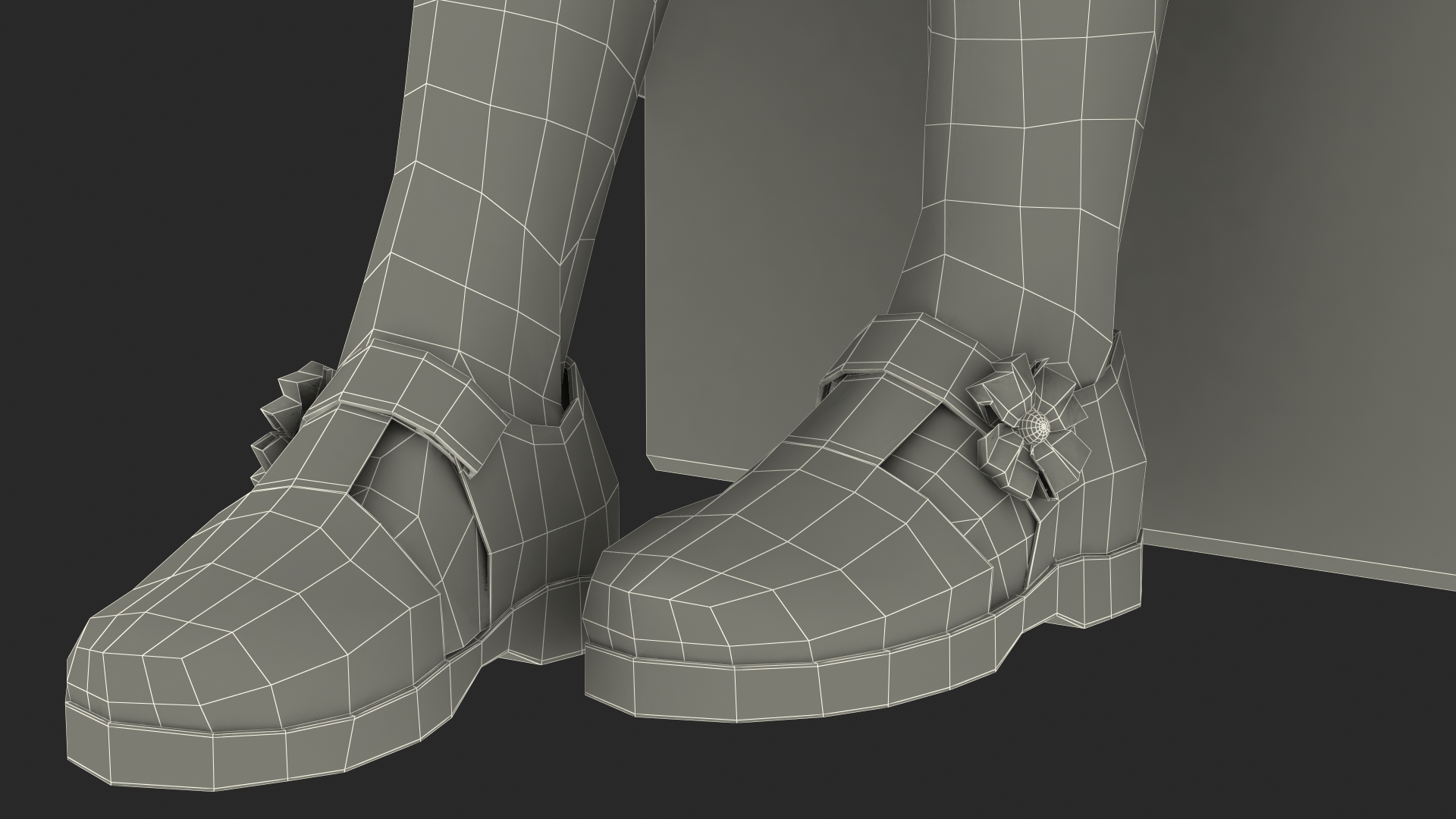 3D model Child Girl Pose