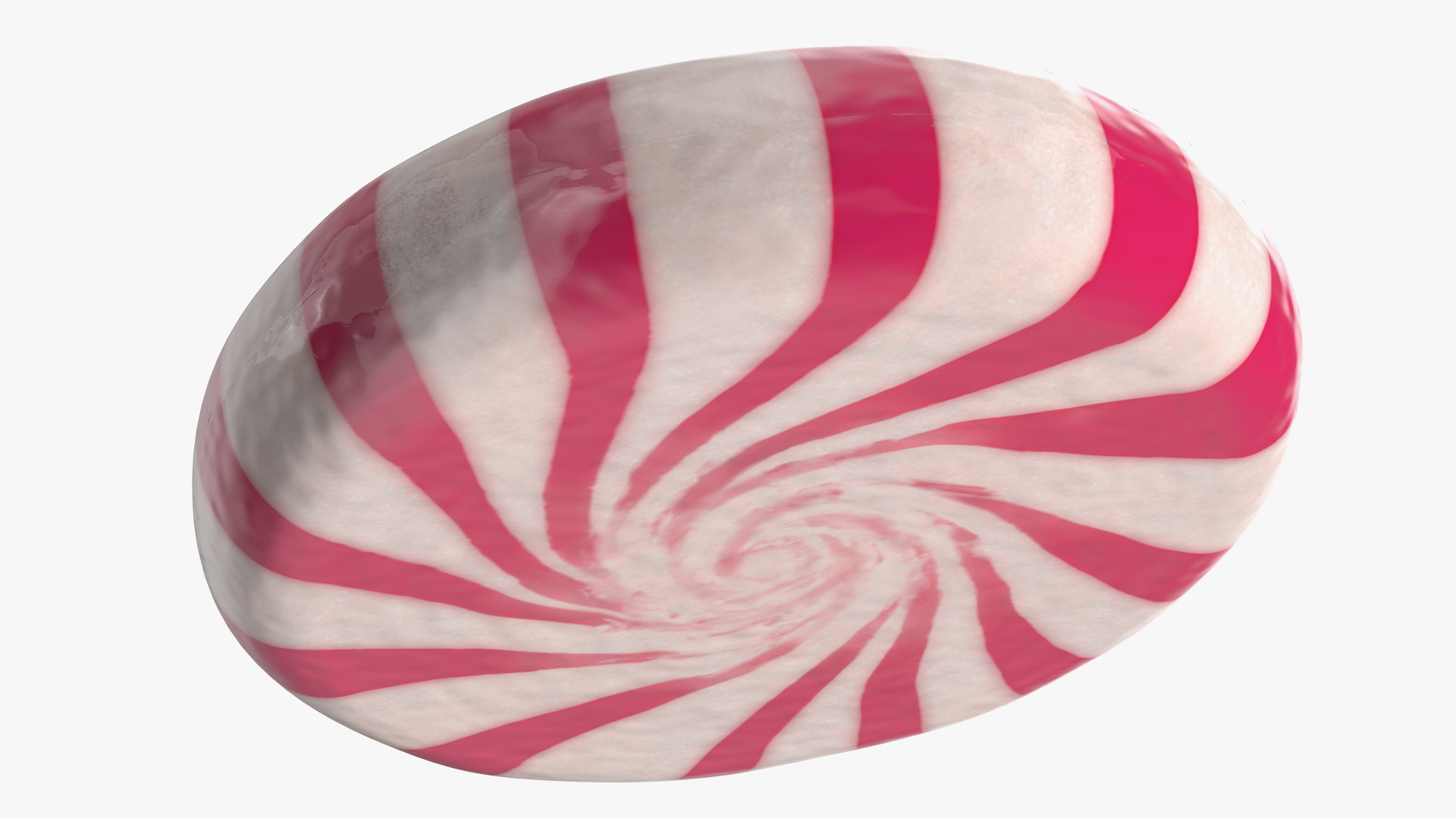 3D Pink Round Candy