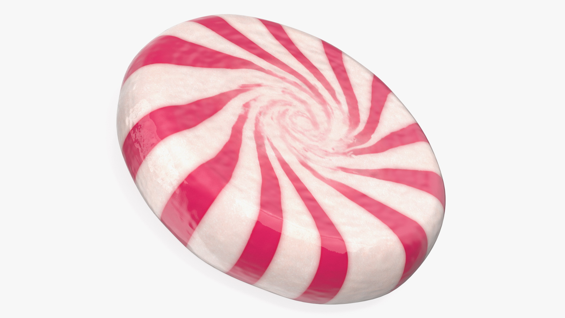 3D Pink Round Candy