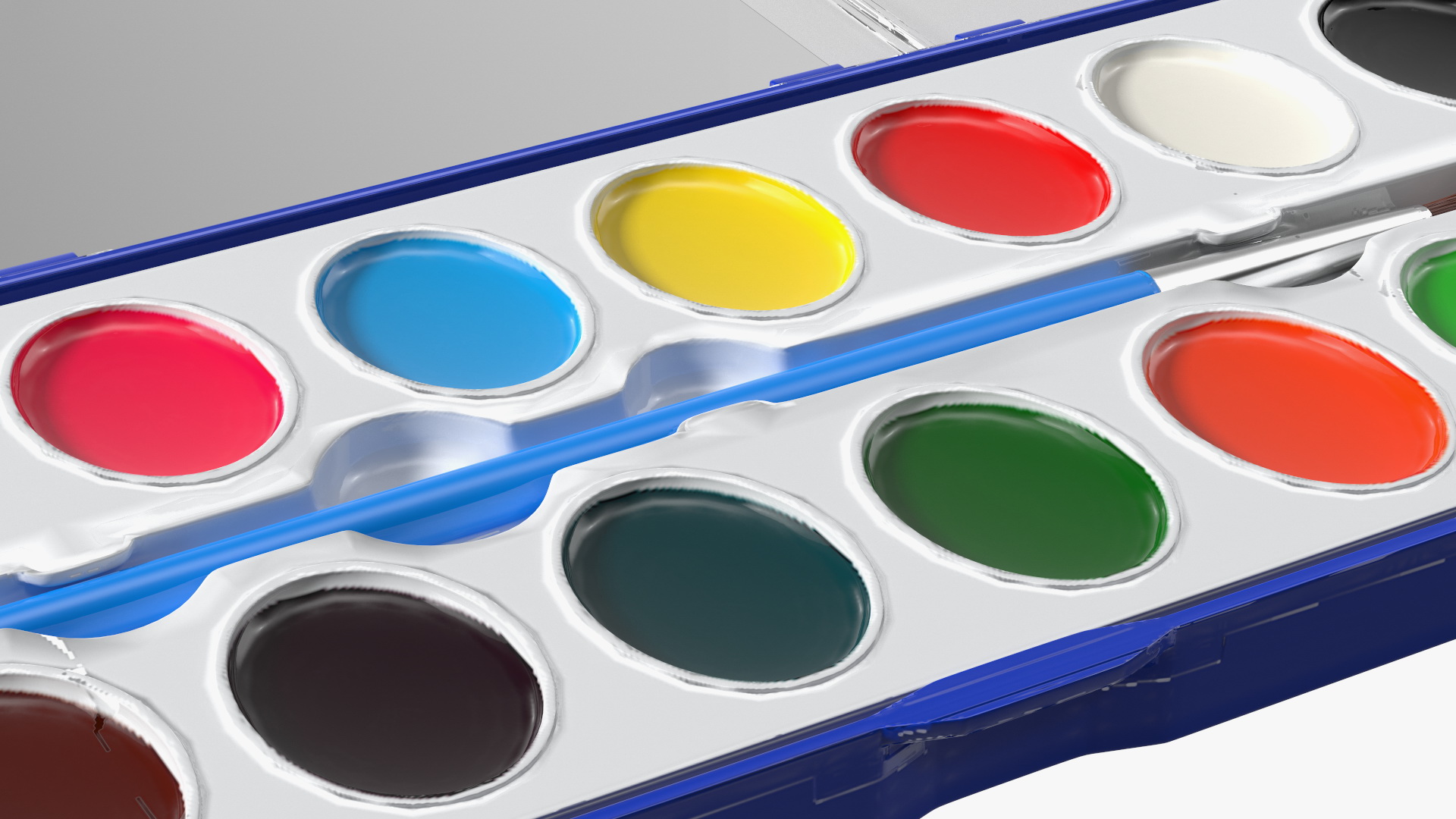 3D Water Color Set for Children Open Box Fur