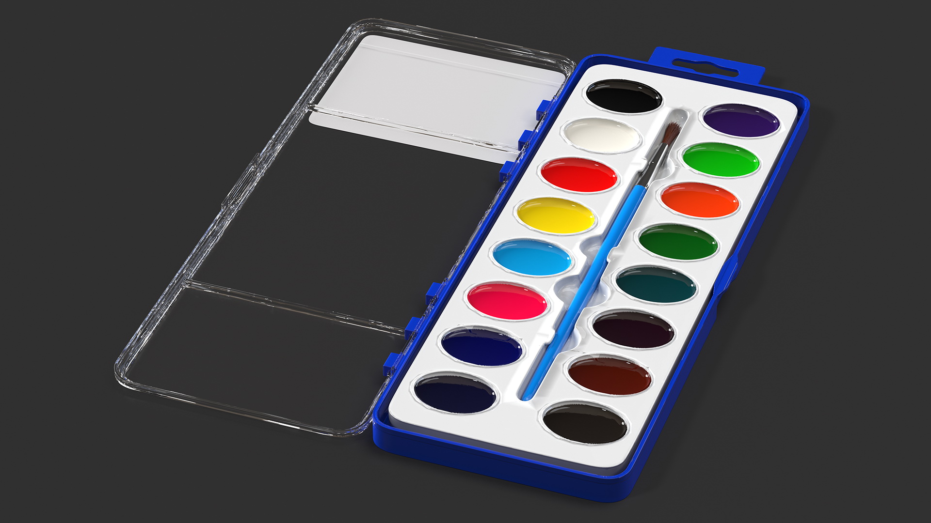 3D Water Color Set for Children Open Box Fur