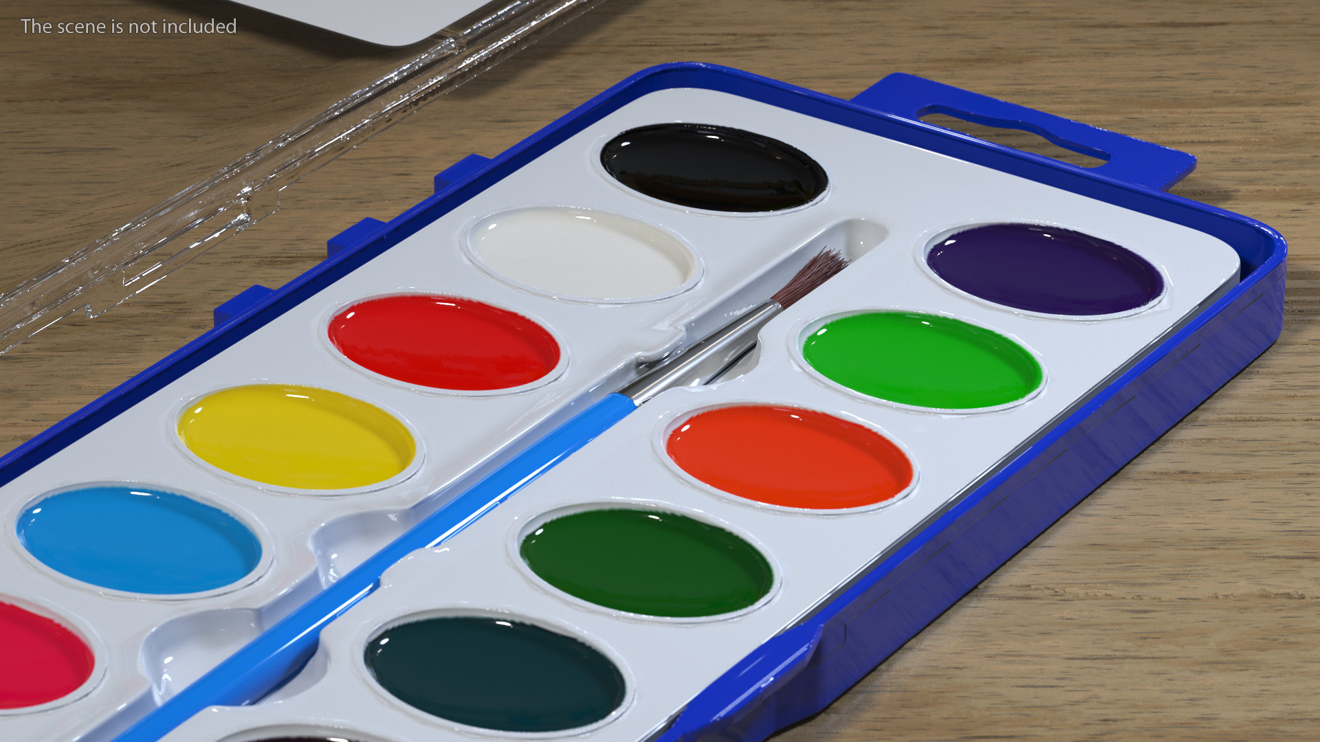 3D Water Color Set for Children Open Box Fur