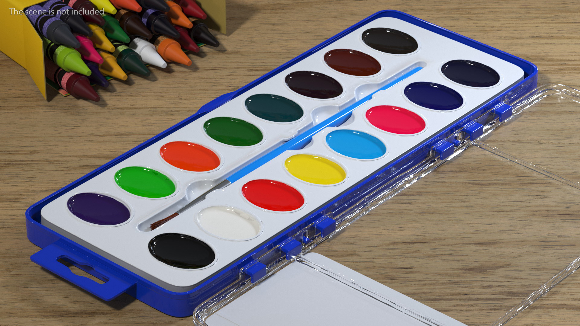 3D Water Color Set for Children Open Box Fur