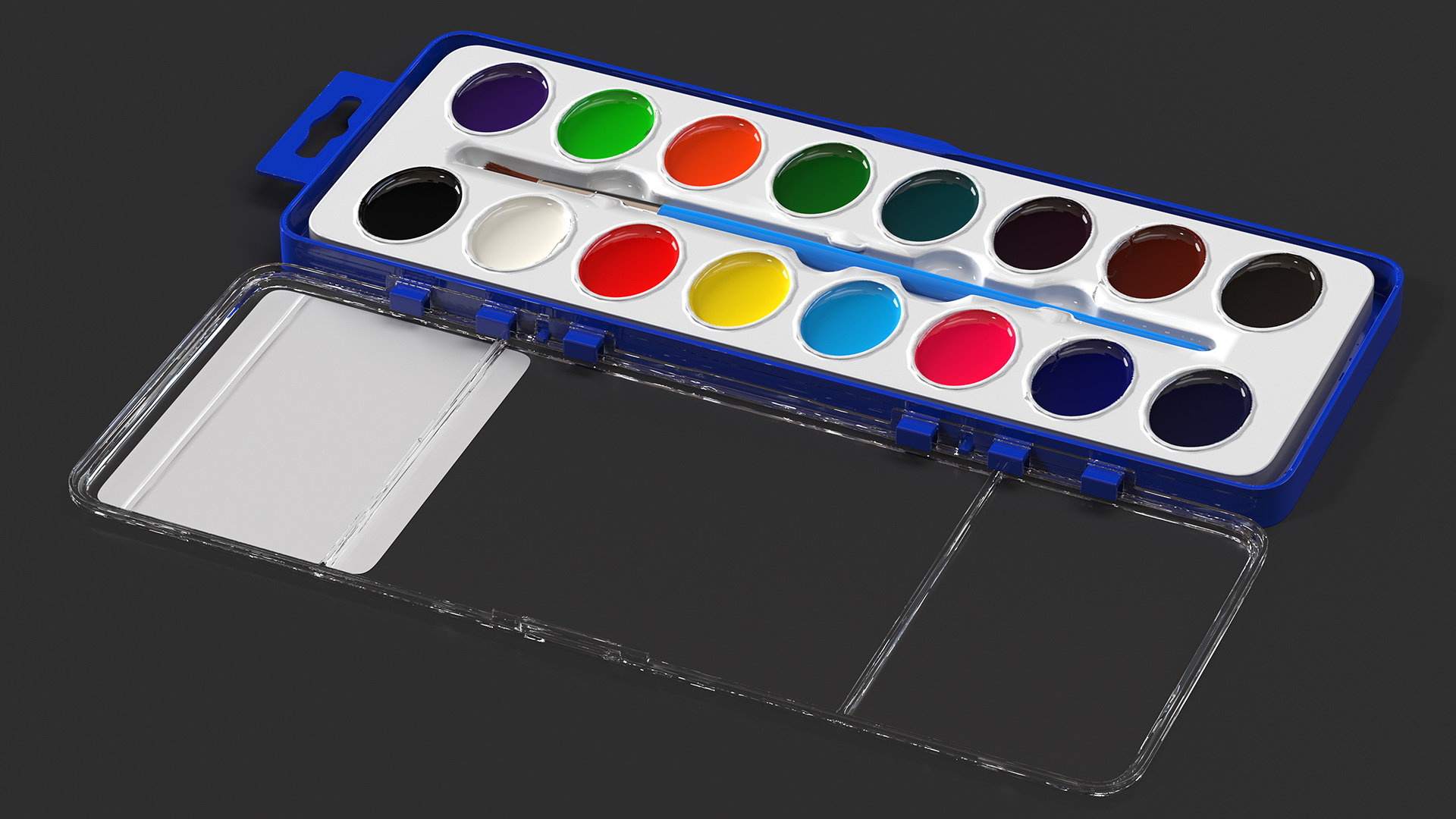 3D Water Color Set for Children Open Box Fur