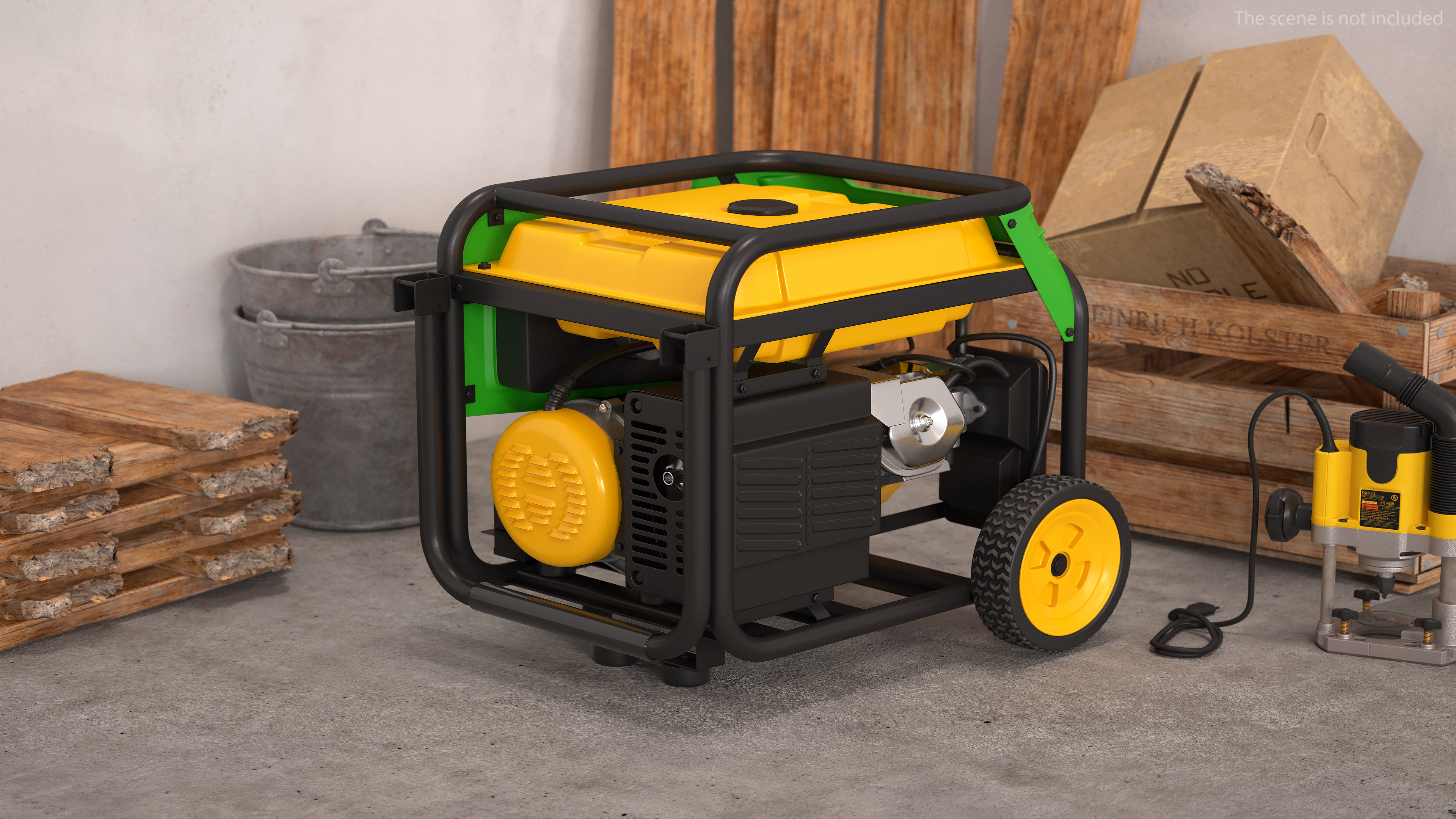 Portable Tri Fuel Generator 3D