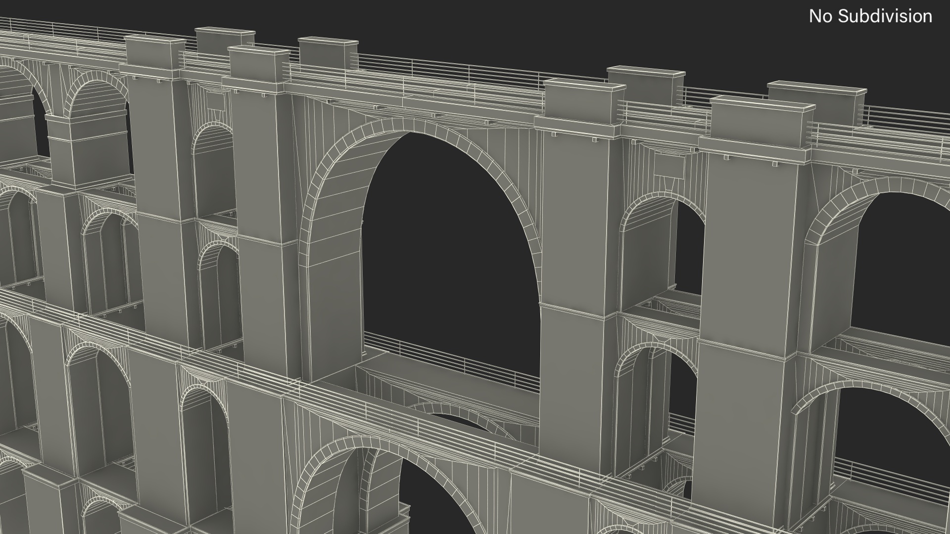 3D Goltzsch Viaduct German Railway Bridge model