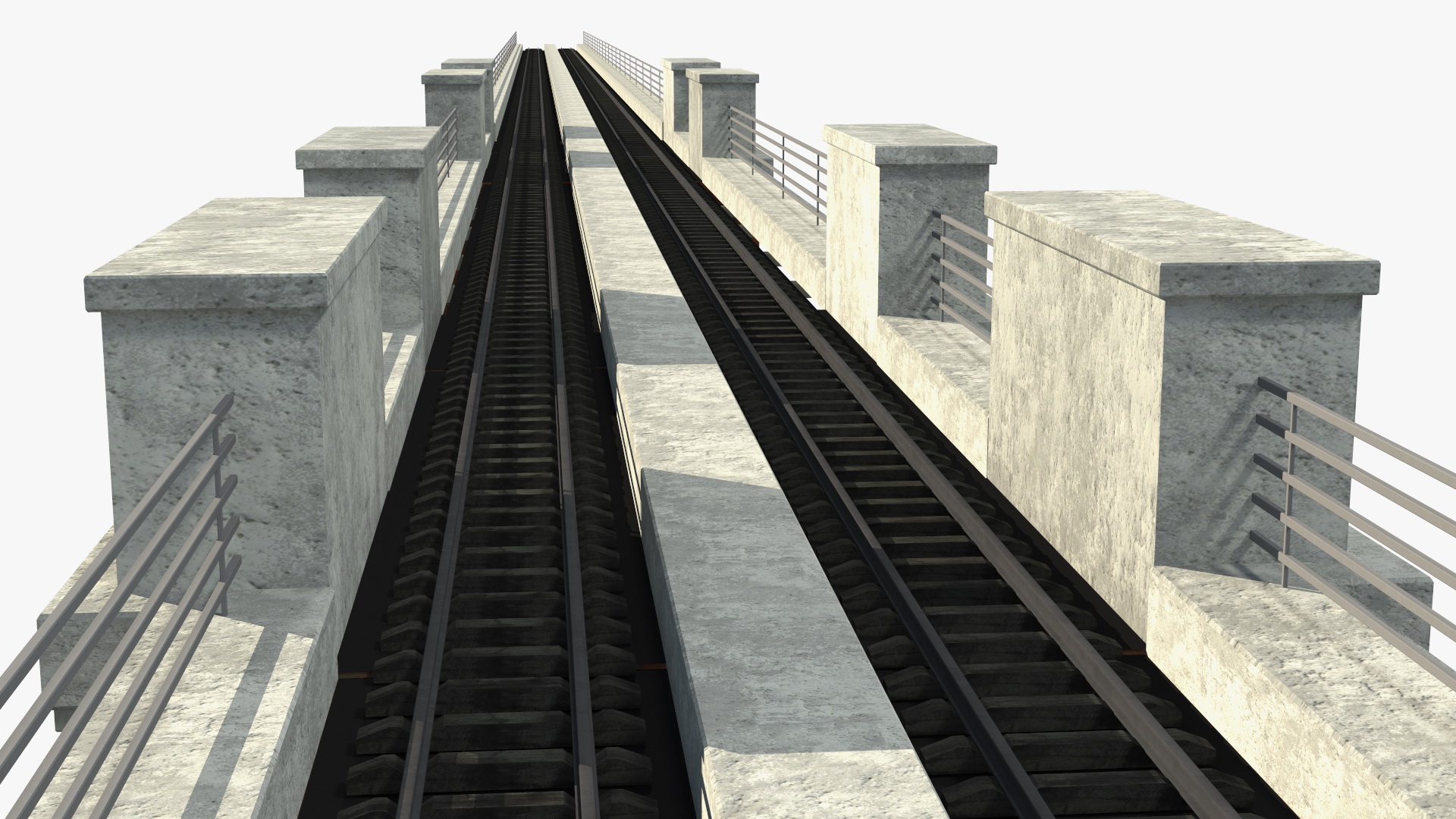 3D Goltzsch Viaduct German Railway Bridge model