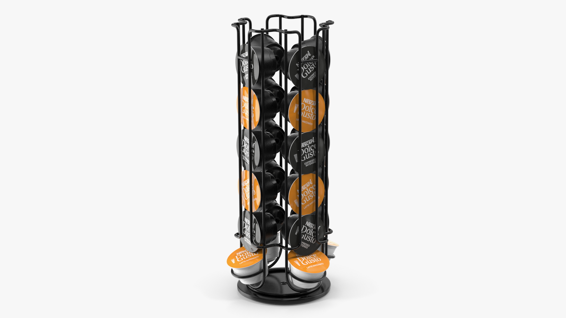 3D model Capsule Holder with Coffee Capsules