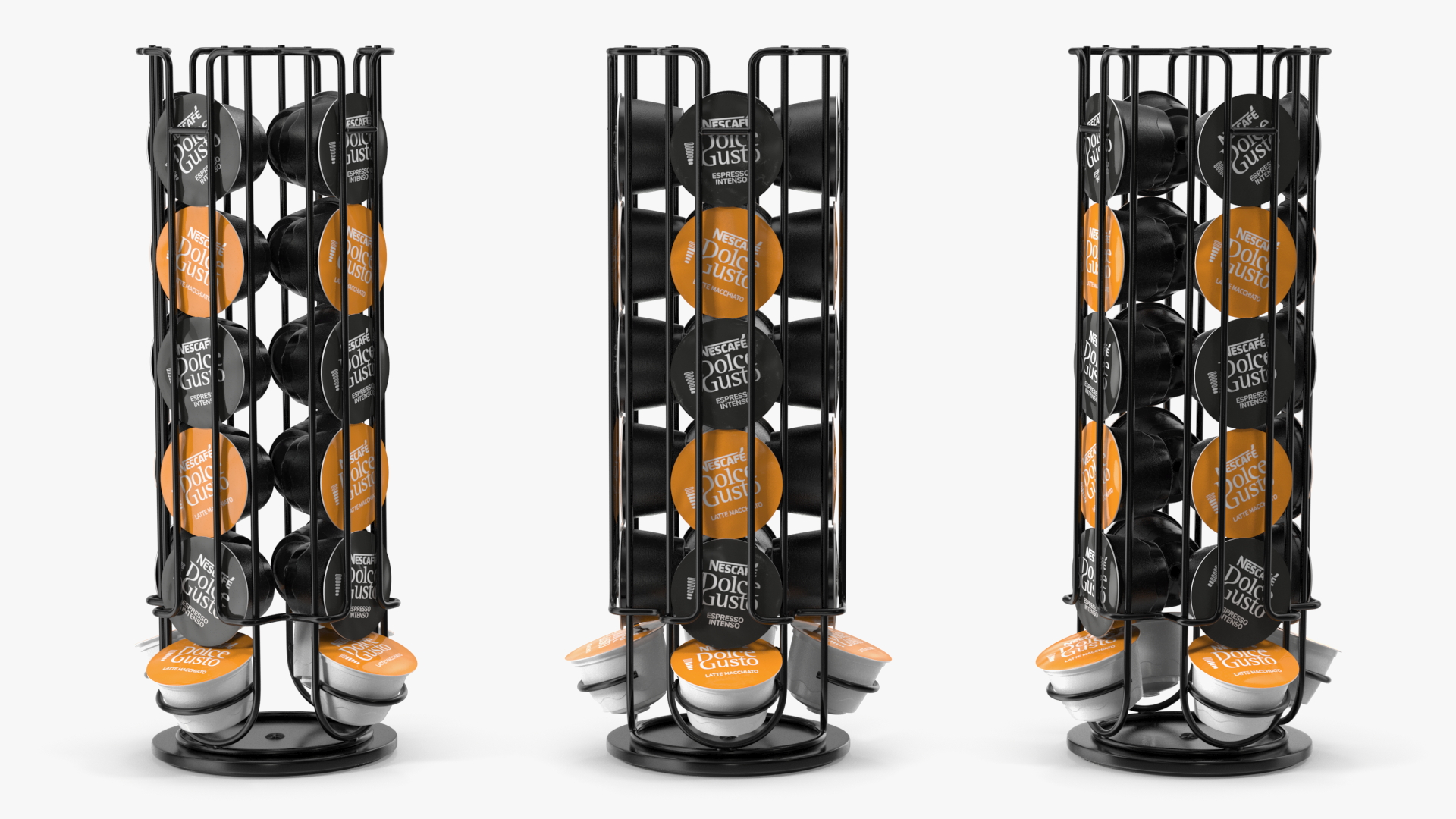 3D model Capsule Holder with Coffee Capsules