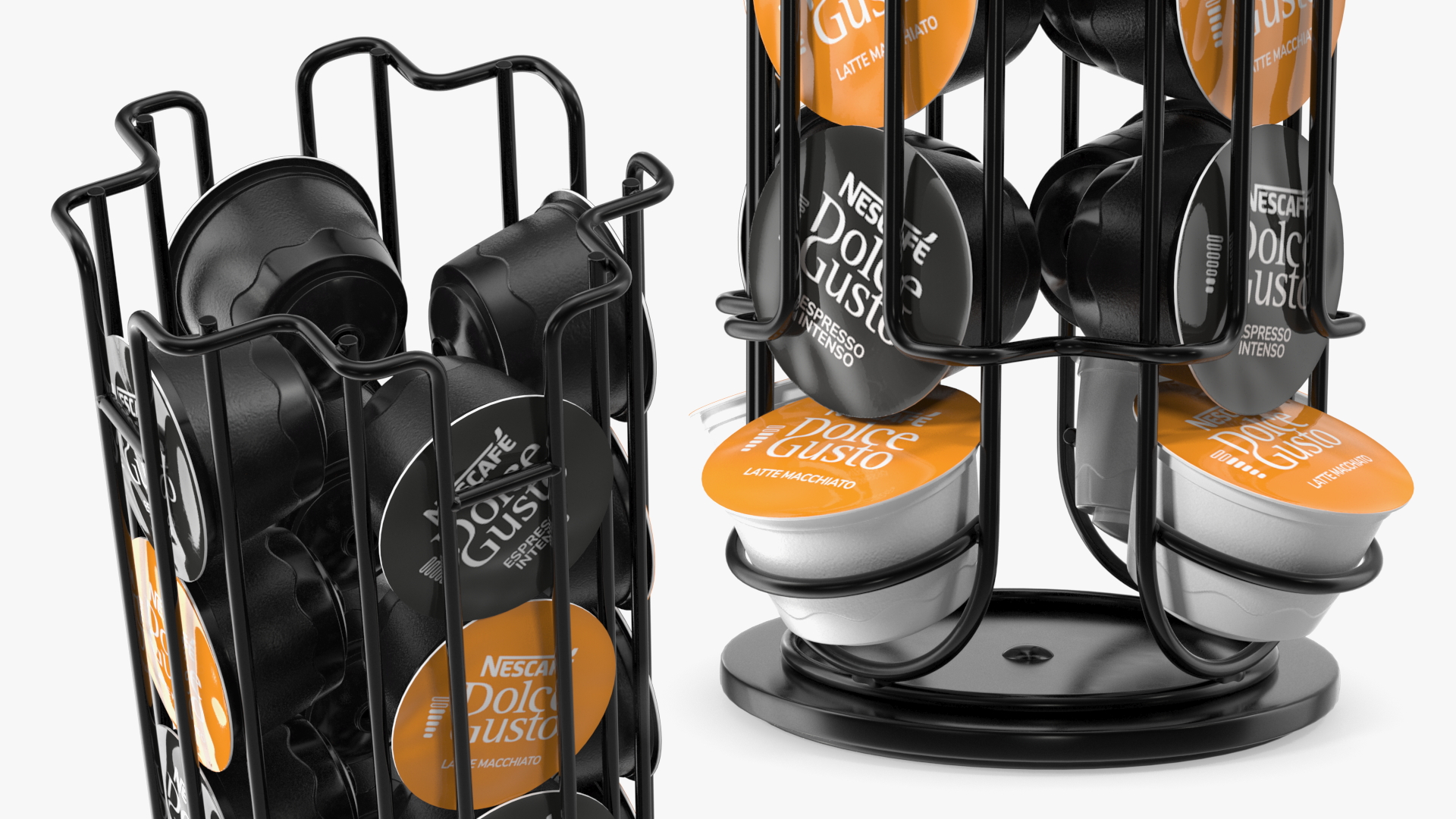 3D model Capsule Holder with Coffee Capsules