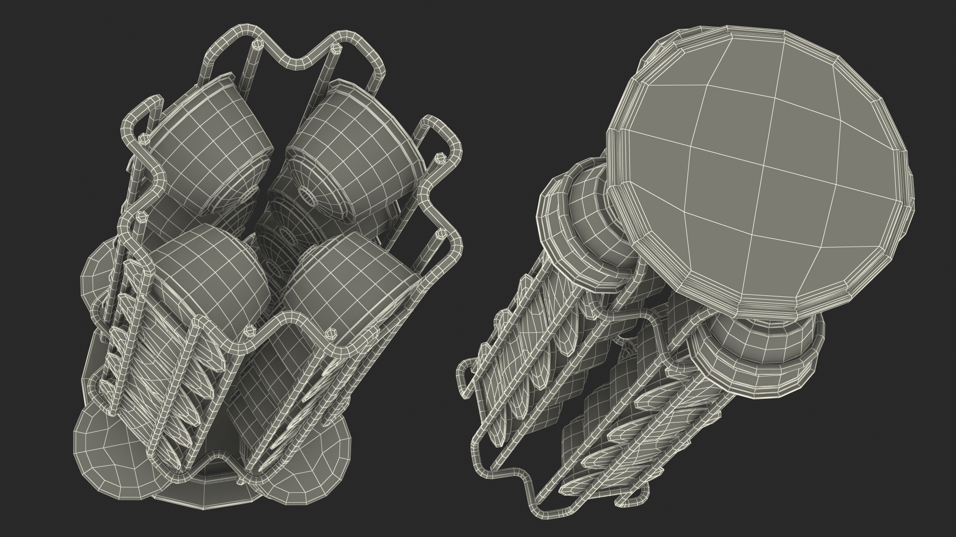 3D model Capsule Holder with Coffee Capsules