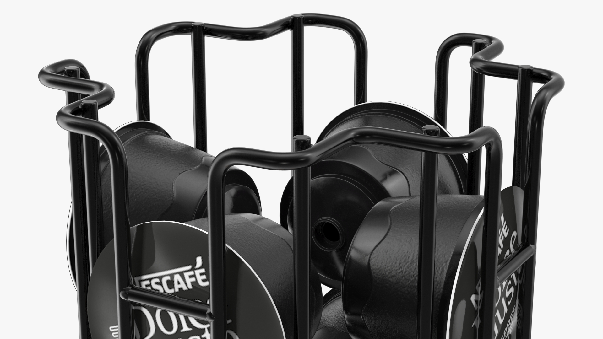 3D model Capsule Holder with Coffee Capsules