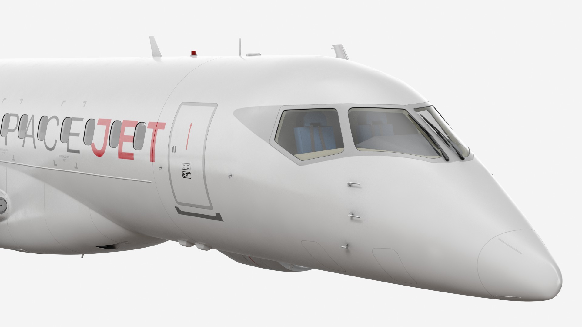 Mitsubishi SpaceJet M100 Retracted Landing Gear 3D