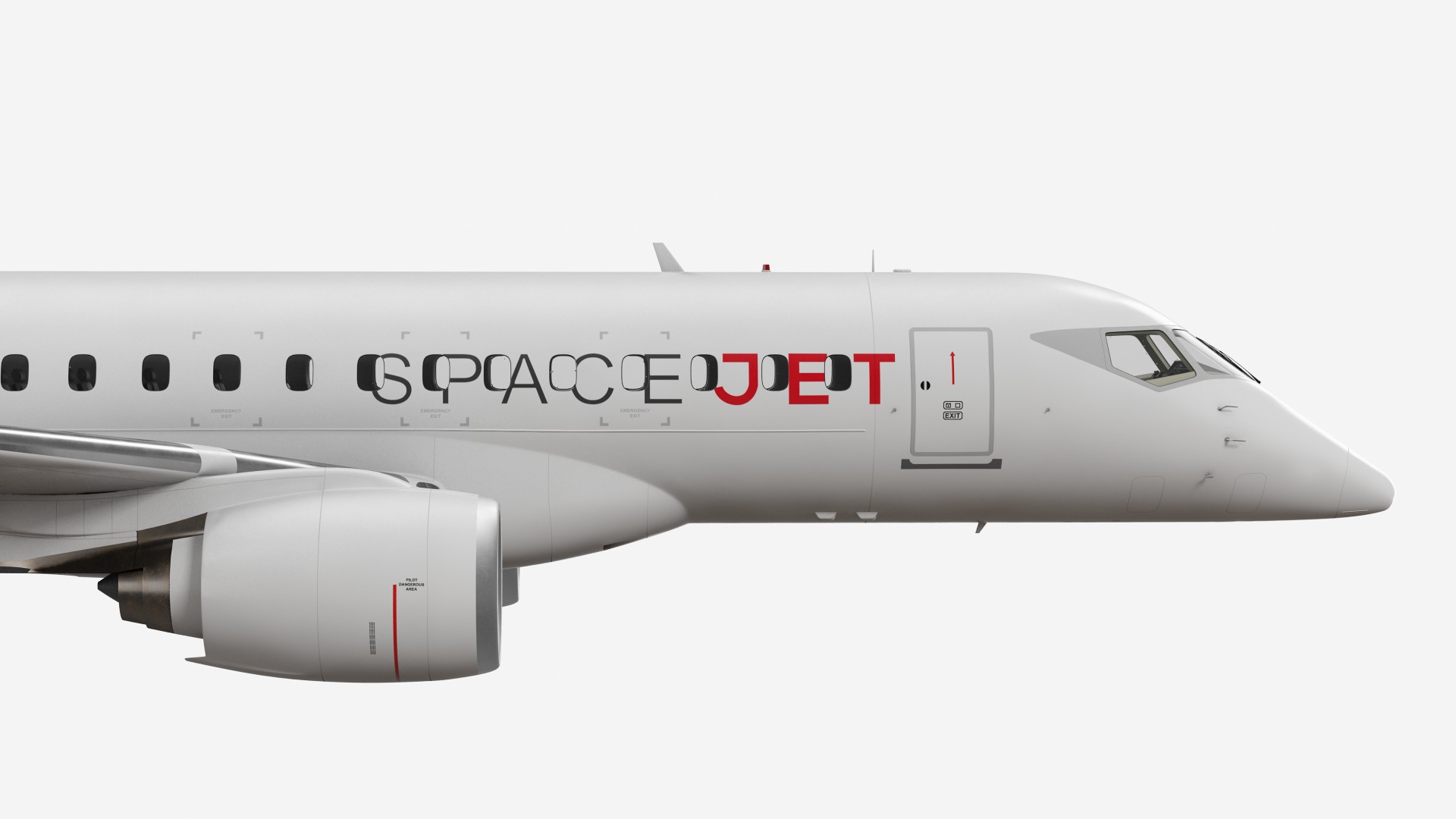 Mitsubishi SpaceJet M100 Retracted Landing Gear 3D