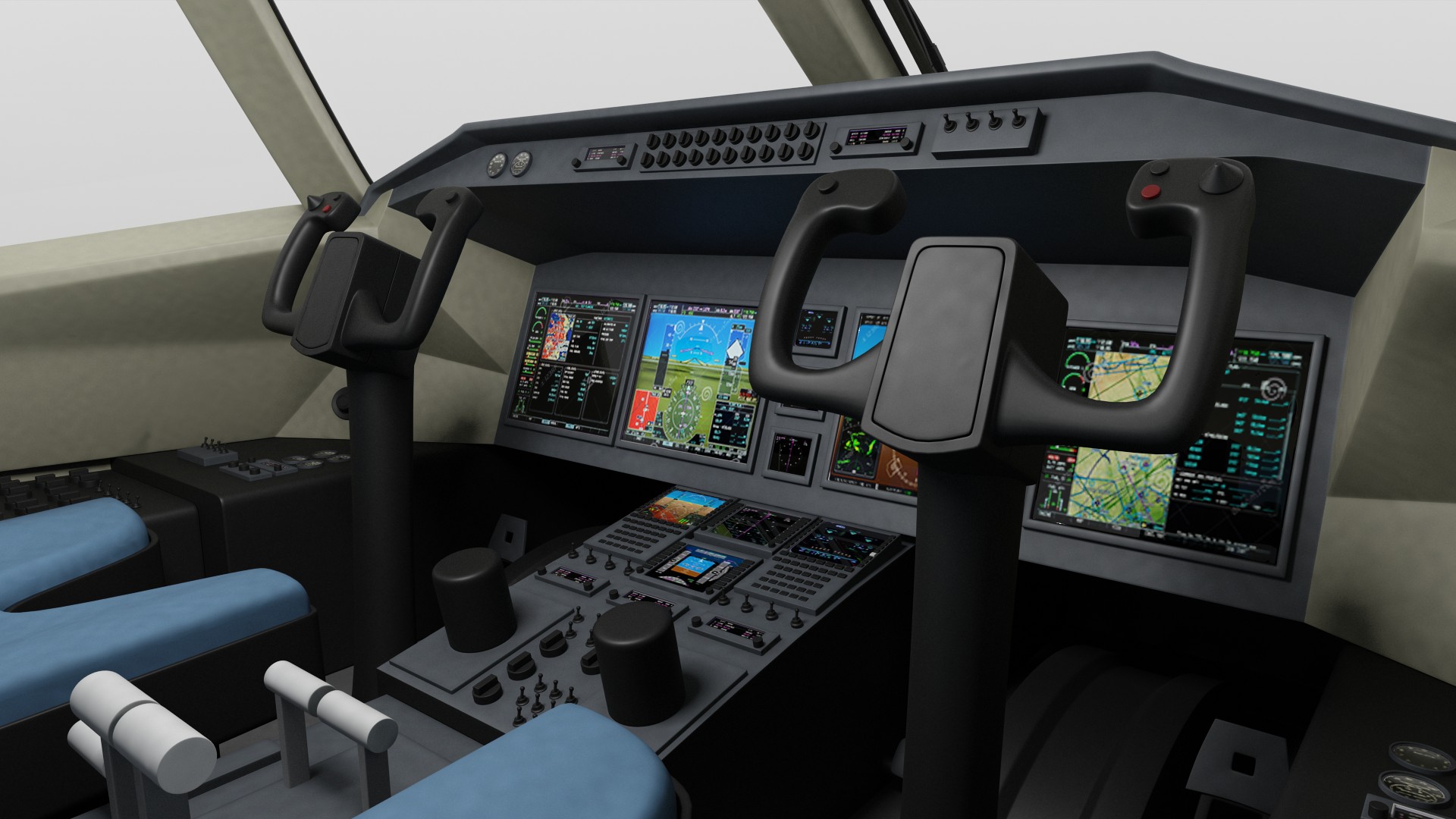 Mitsubishi SpaceJet M100 Retracted Landing Gear 3D