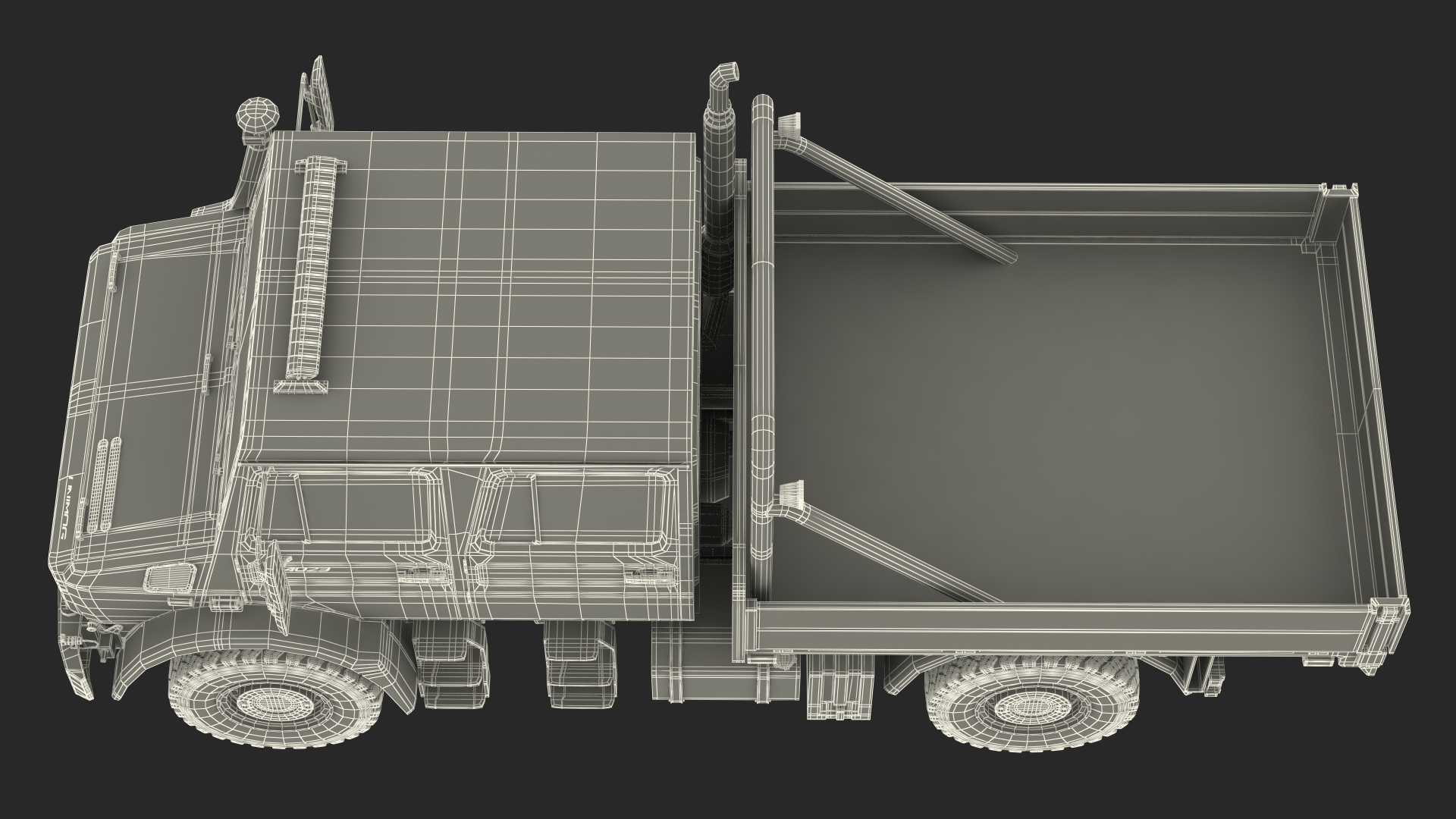 Mercedes Benz Unimog 4023 Off Road Vehicle 3D