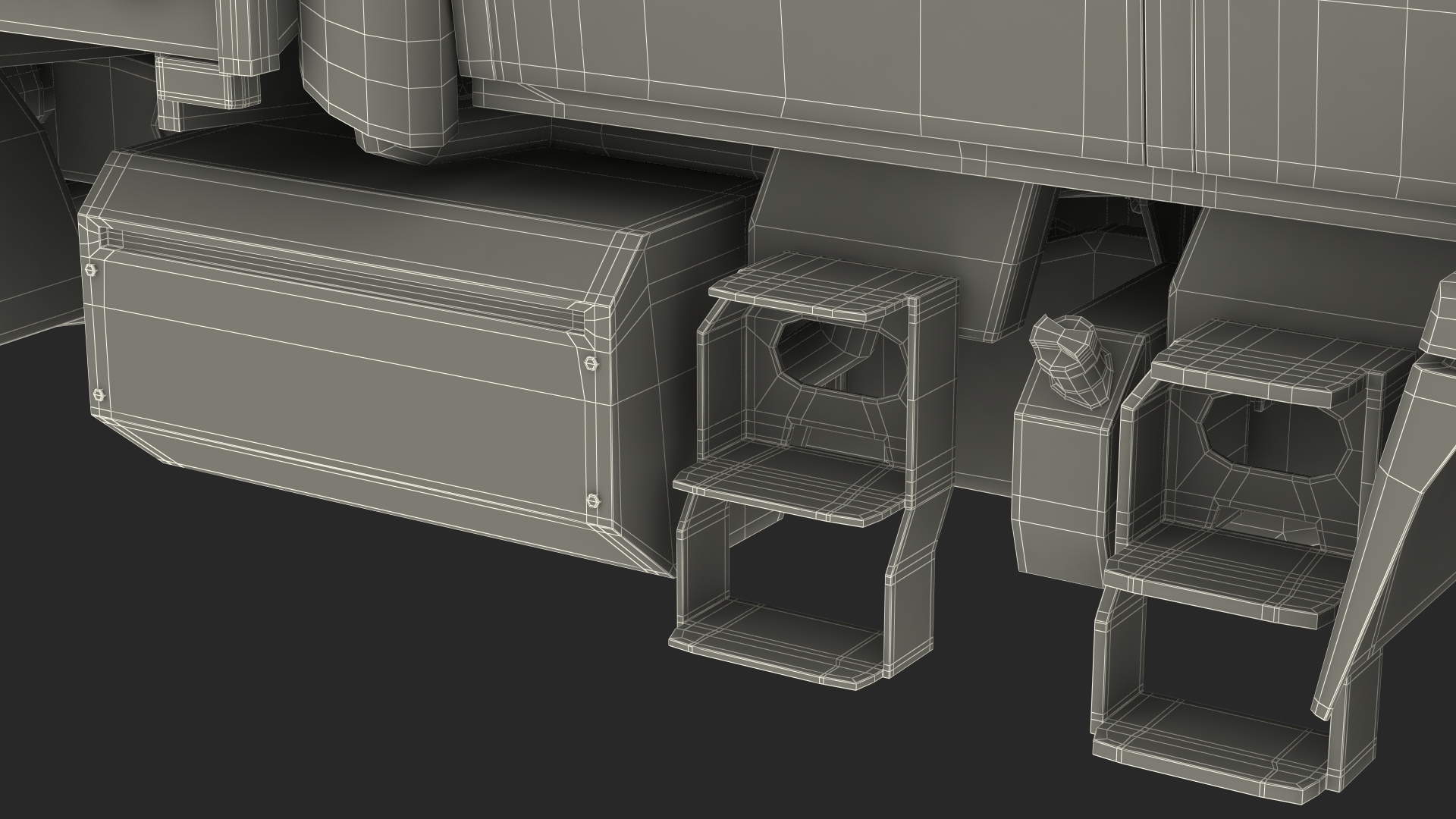Mercedes Benz Unimog 4023 Off Road Vehicle 3D